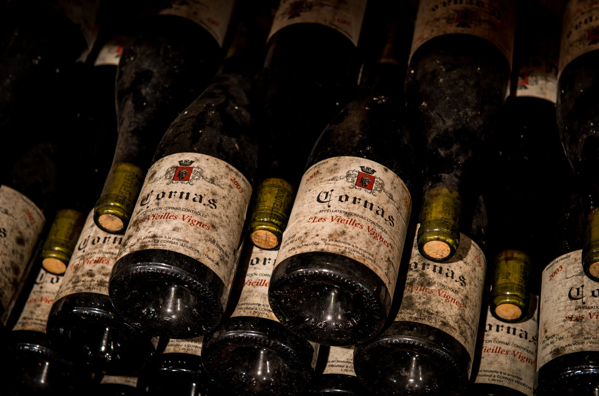 France : Northern Rhone : In the cellar at Alain Voge