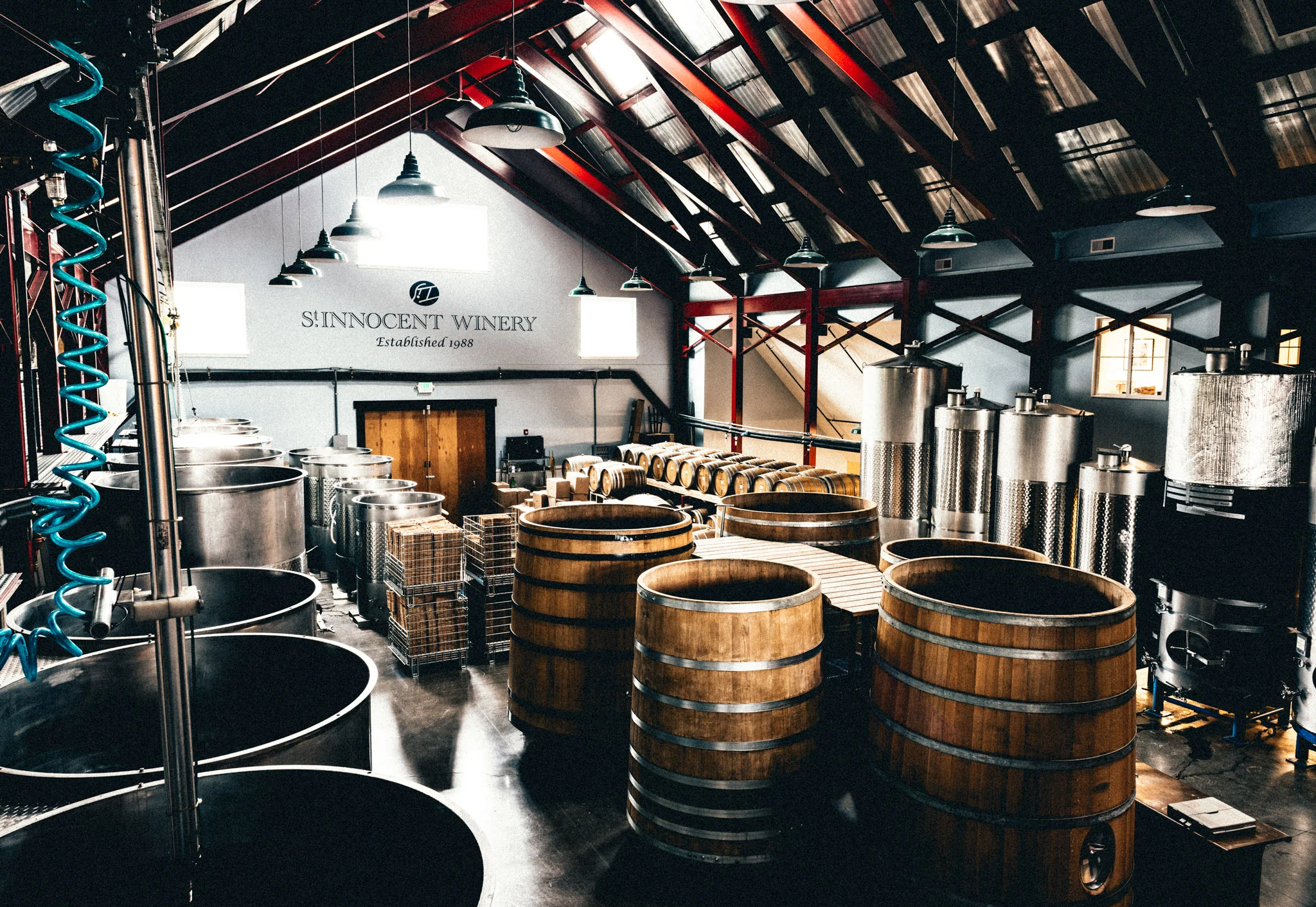 US : Oregon : St. Innocent's winery in the Eola-Amity Hills