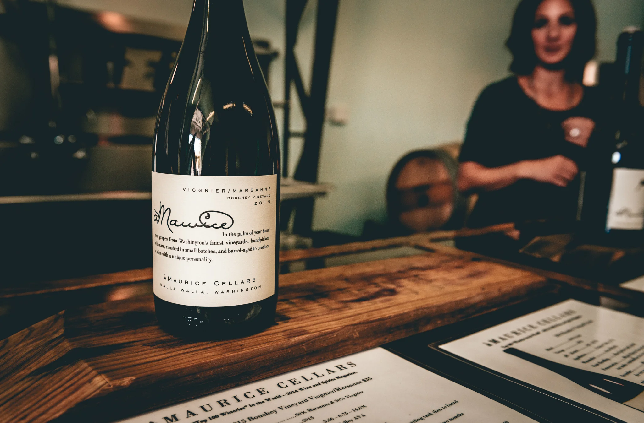 US : Washington : Tasting at aMaurice