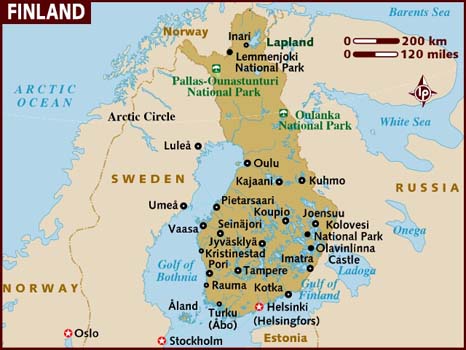 The jury is out as to whether or not Finland is actually in Scandinavia. FYI.
