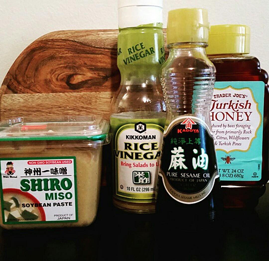 You'll be making this miso dressing again and again - it's my go-to for Tuscan kale. 