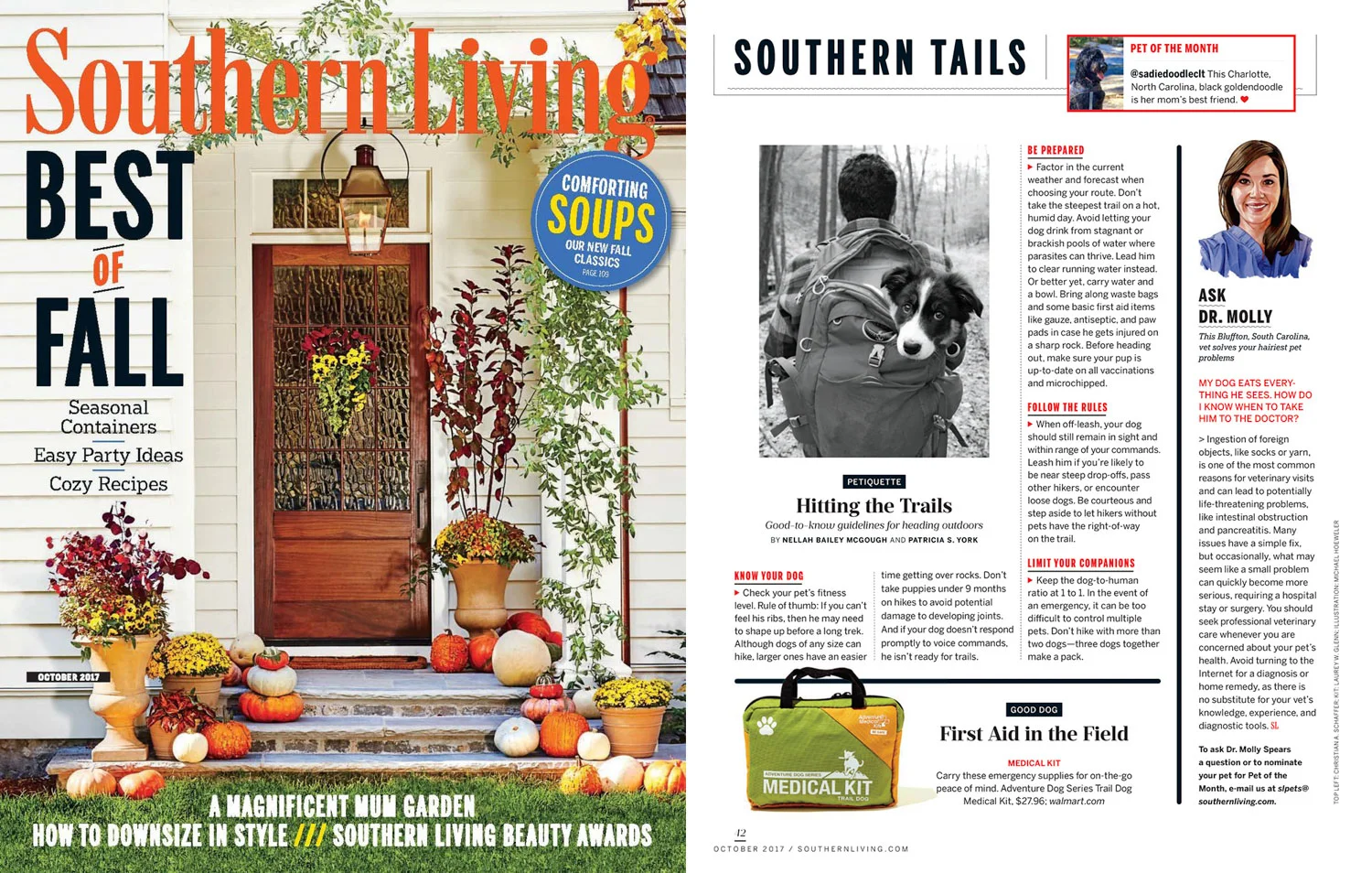 Southern Living Magazine: October 2017 Issue