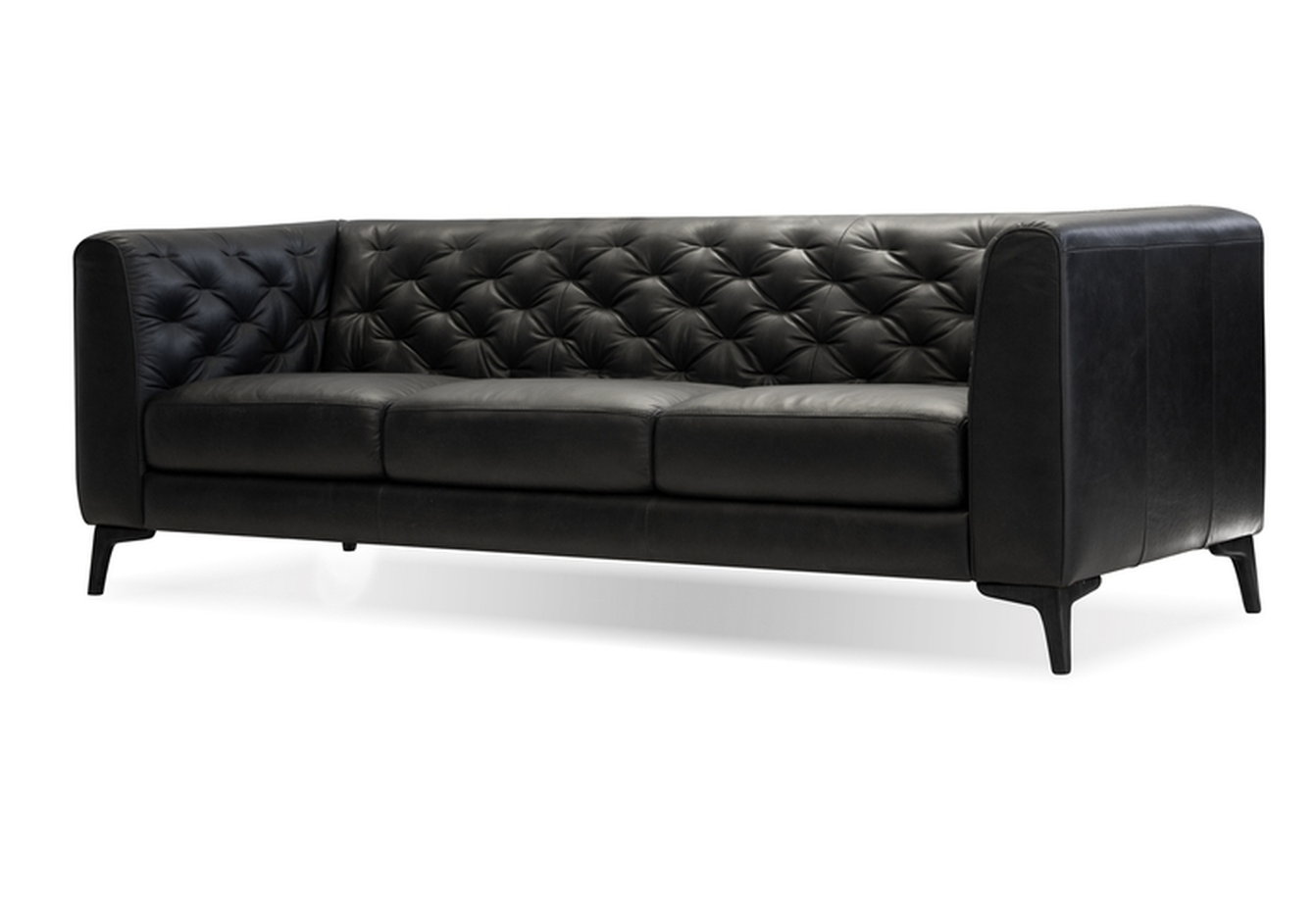 Black Leather Tufted Sofa Retrofit Home Black Leather Tufted Sofa Retrofit Home, Black Leather Tufted Sofa