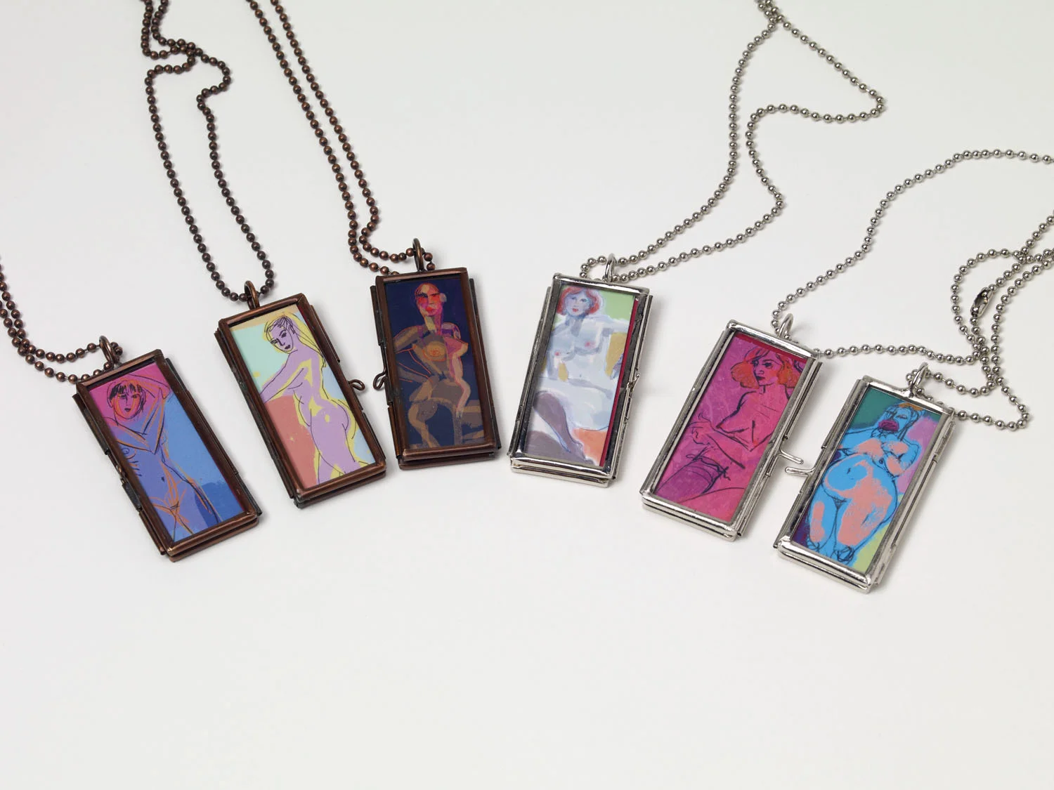 Art Charm Necklaces