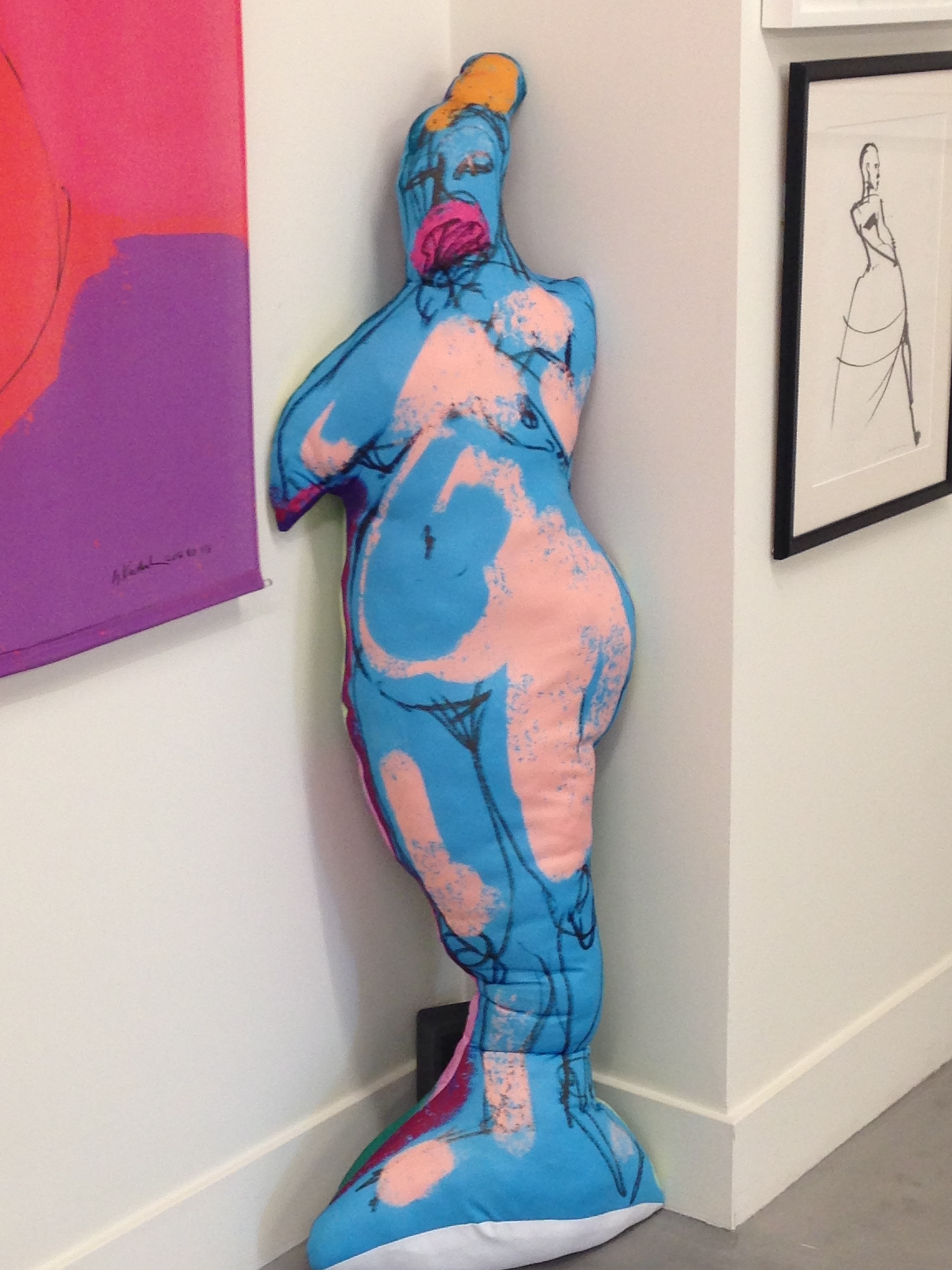 My soft sculpture installed. November 2016
