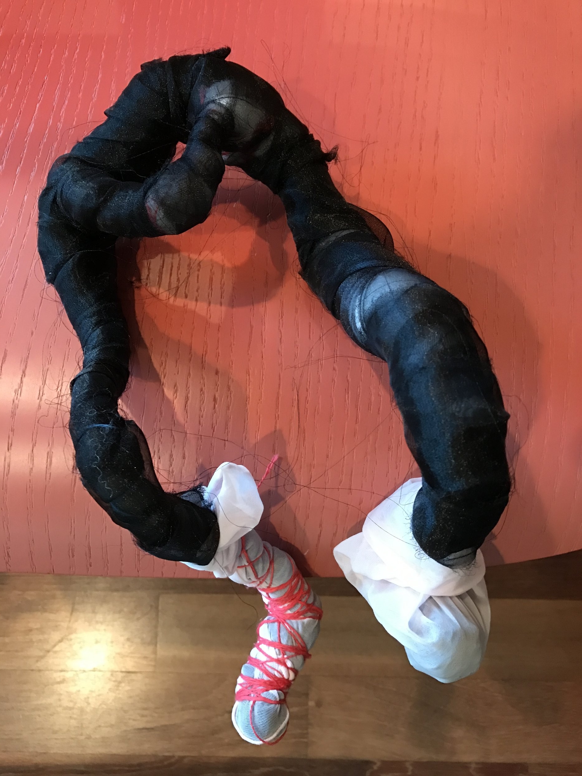 Wrapped legs and pelvis, a work in progress