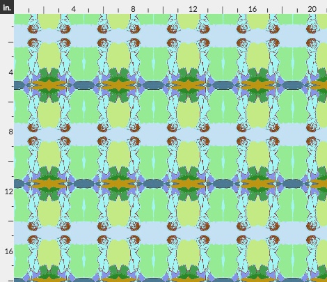This pattern is waiting to be made into wrapping paper or fabric.