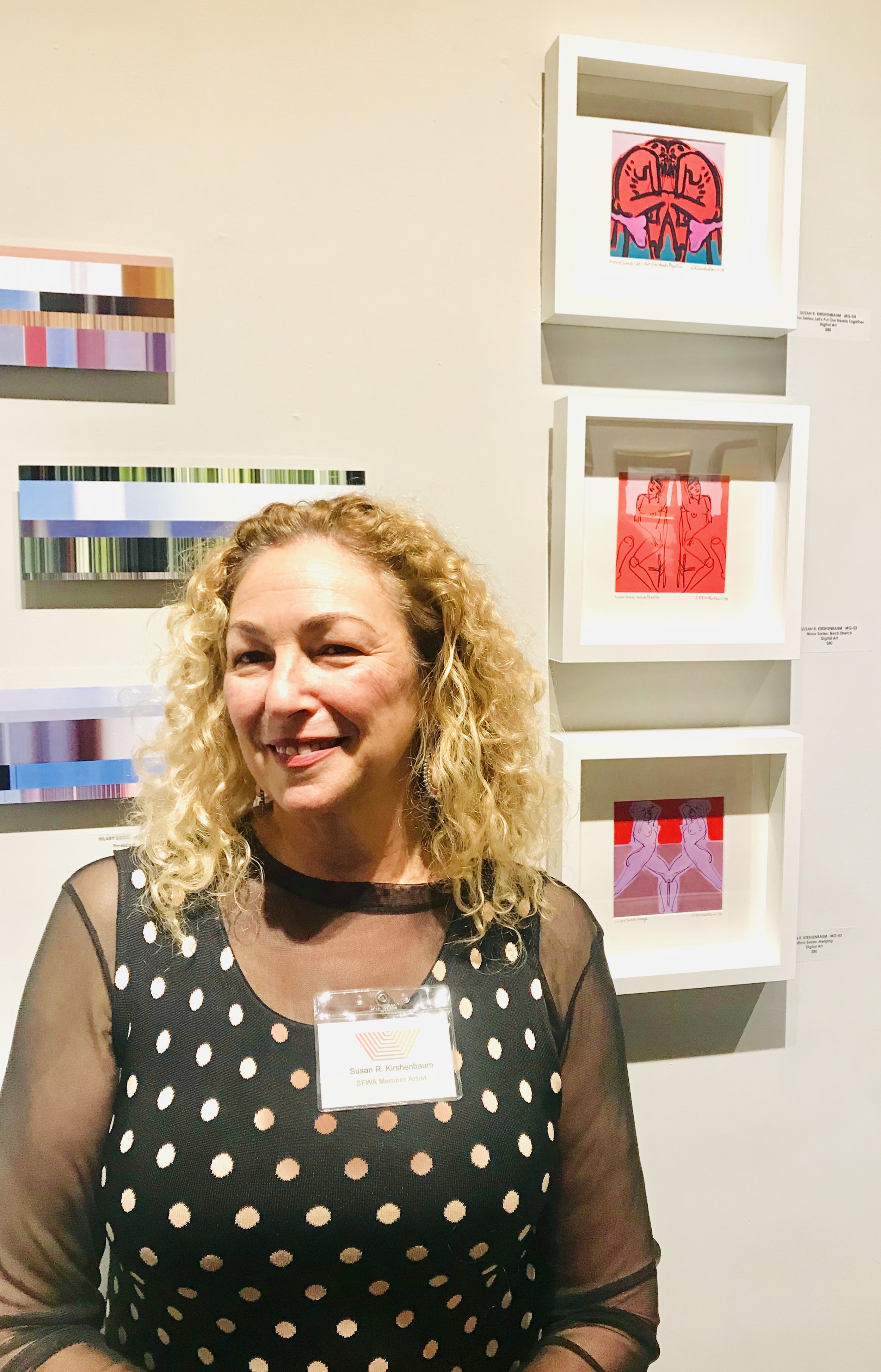 December 2018, “Small Presents”, Series of three 10-inch square shadowbox pieces (right).