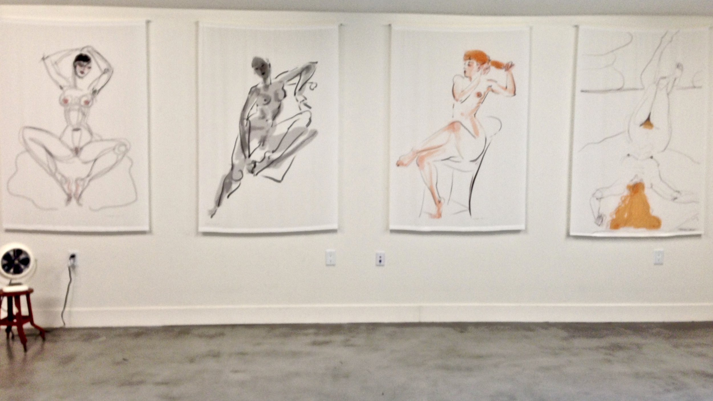 The Laundry Gallery: First exhibit of all of the Silk Scroll Series