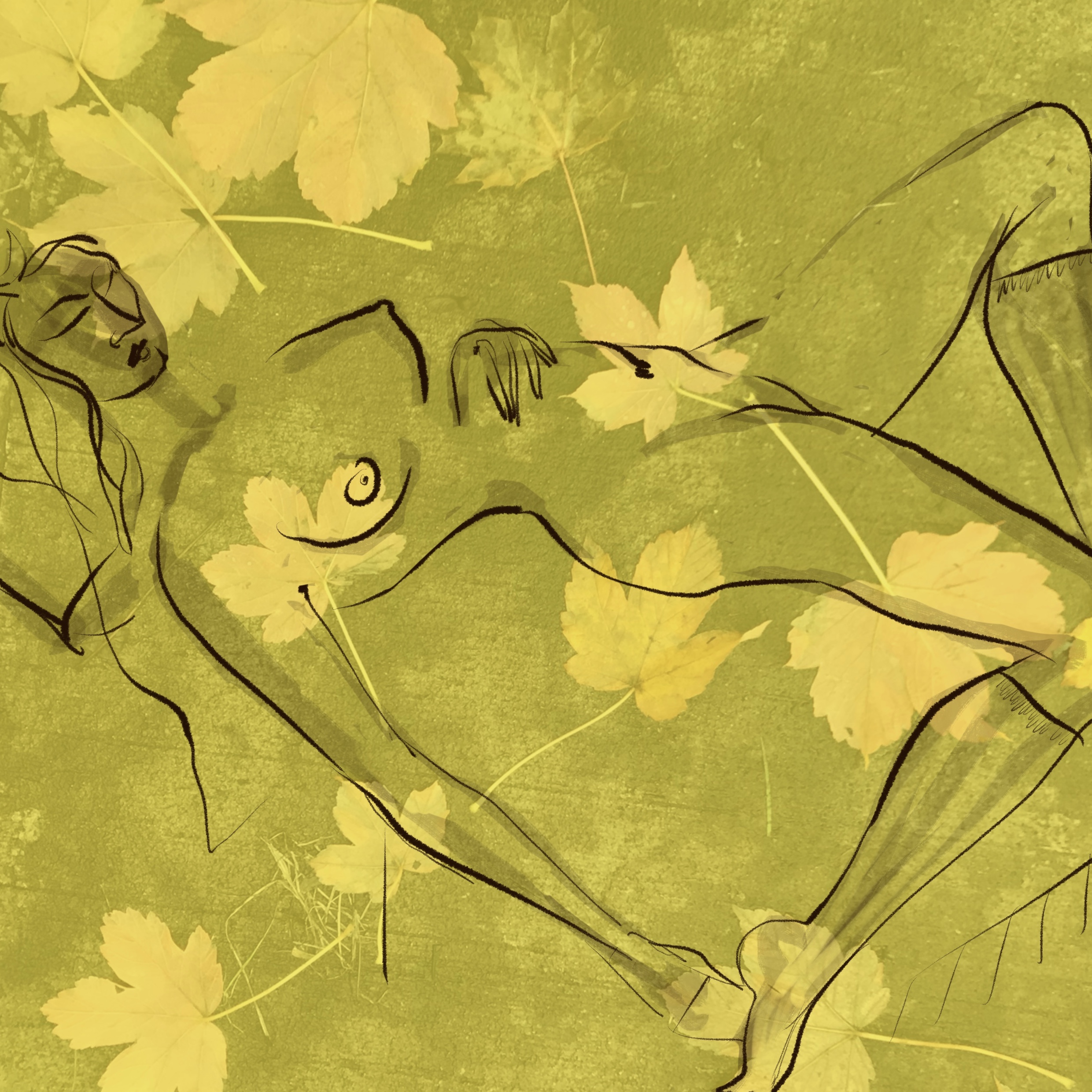 “Leafy Dreams” collage is a popular piece in the show