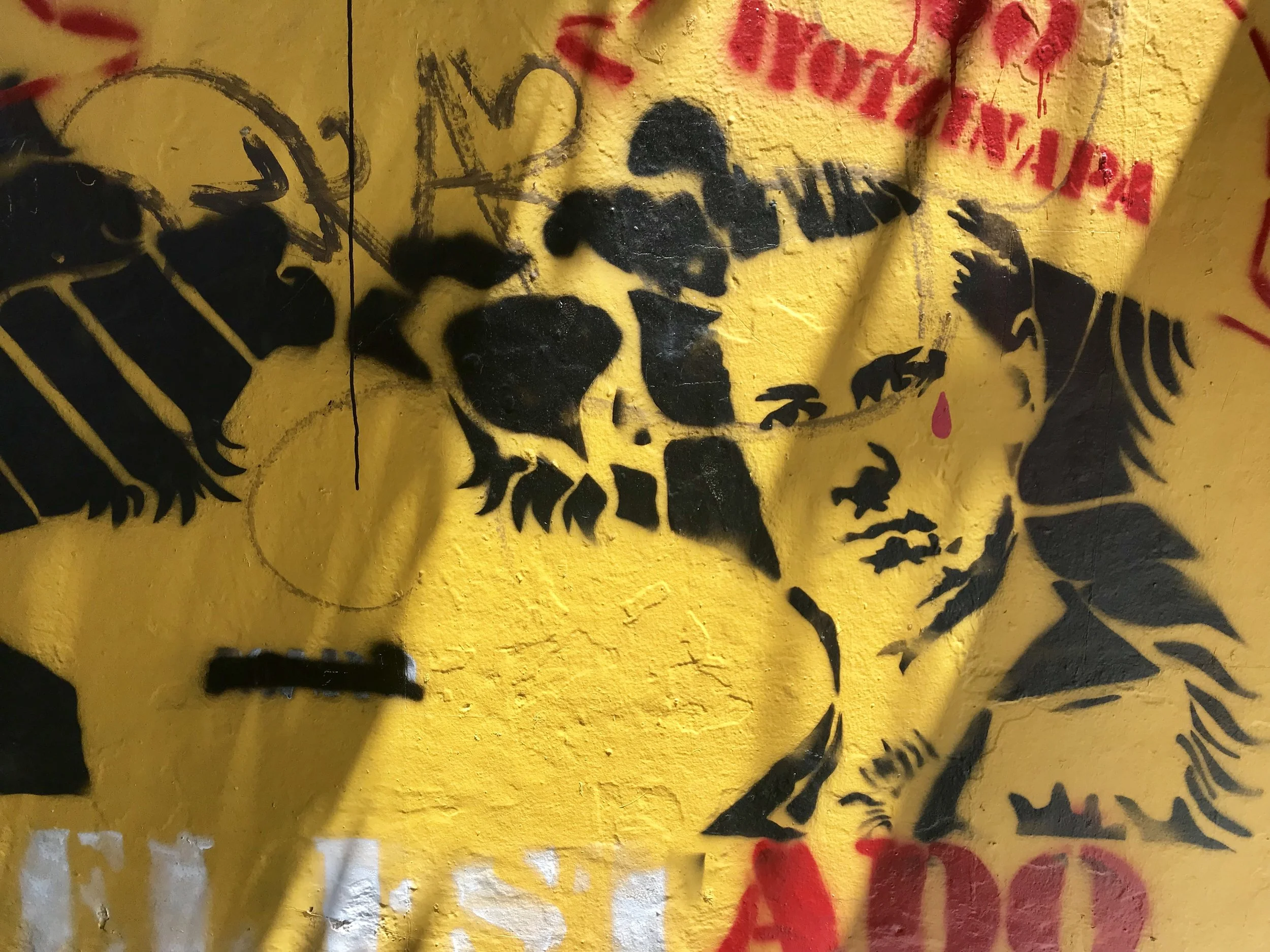 Emotional wall stencils