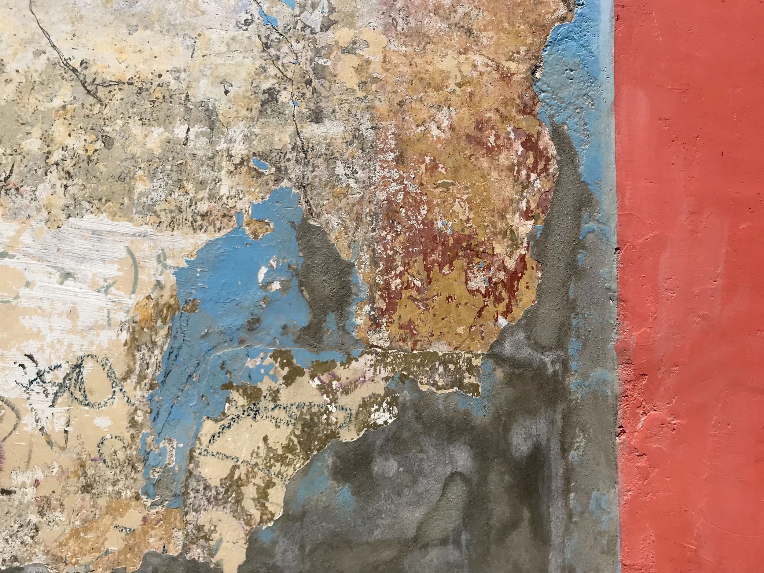 Old paint layers / wall