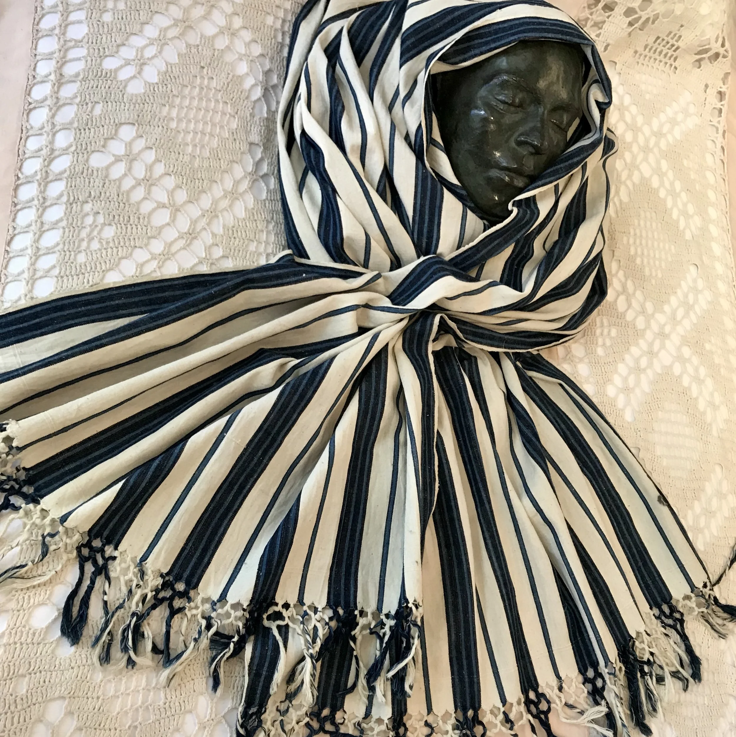 And this is her death mask.