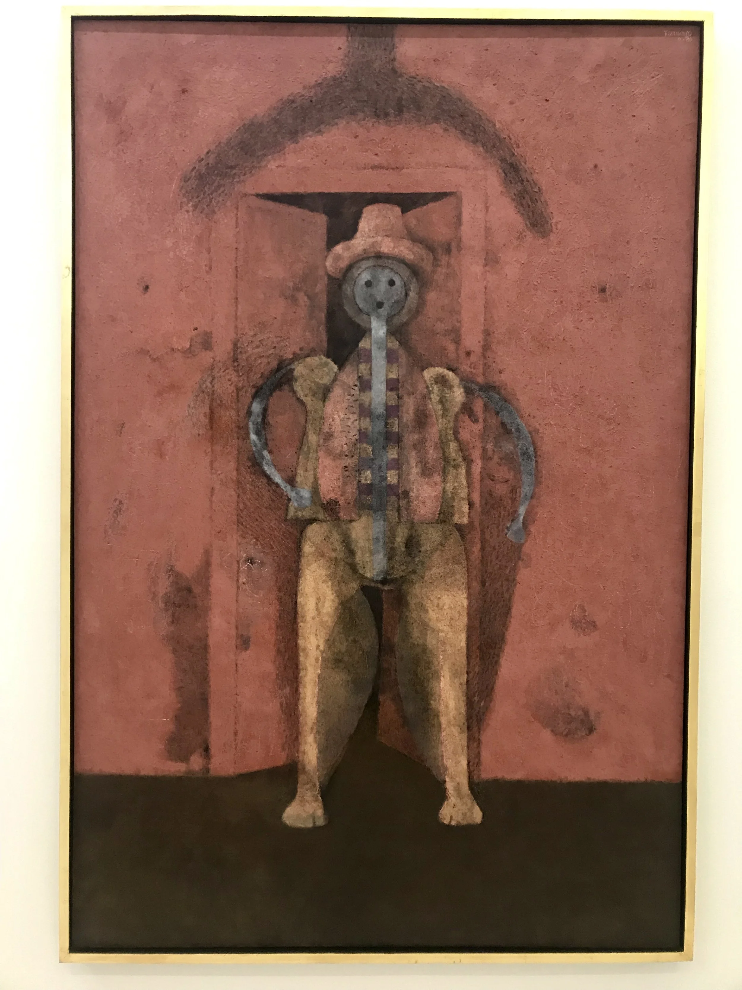 One of my favorite paintings by Oaxaco-born artist Rufino Tamayo. Seen in Museo Jumex.
