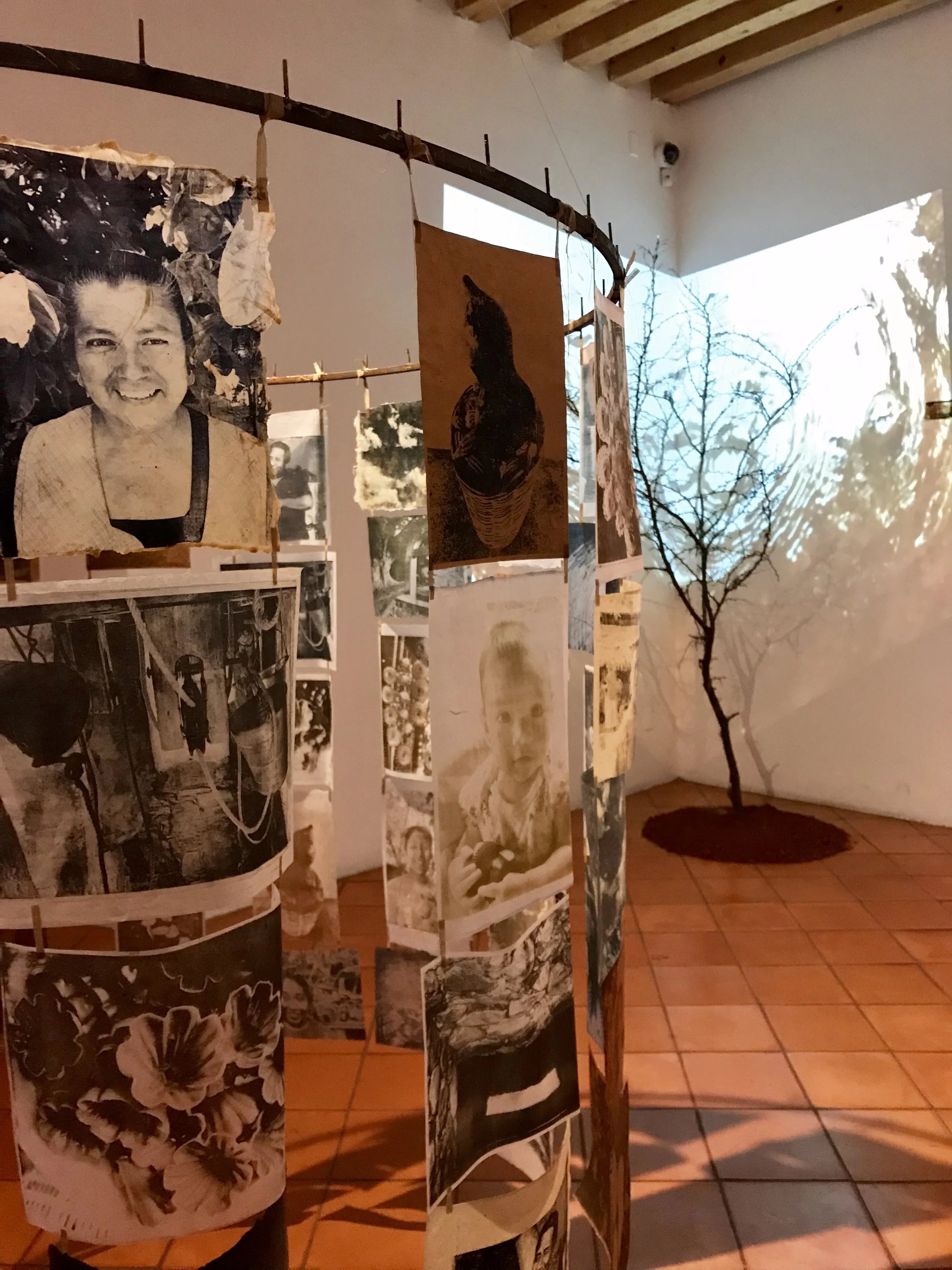 Lots of collaborative works shown in the contemporary art museum in Oaxaca.