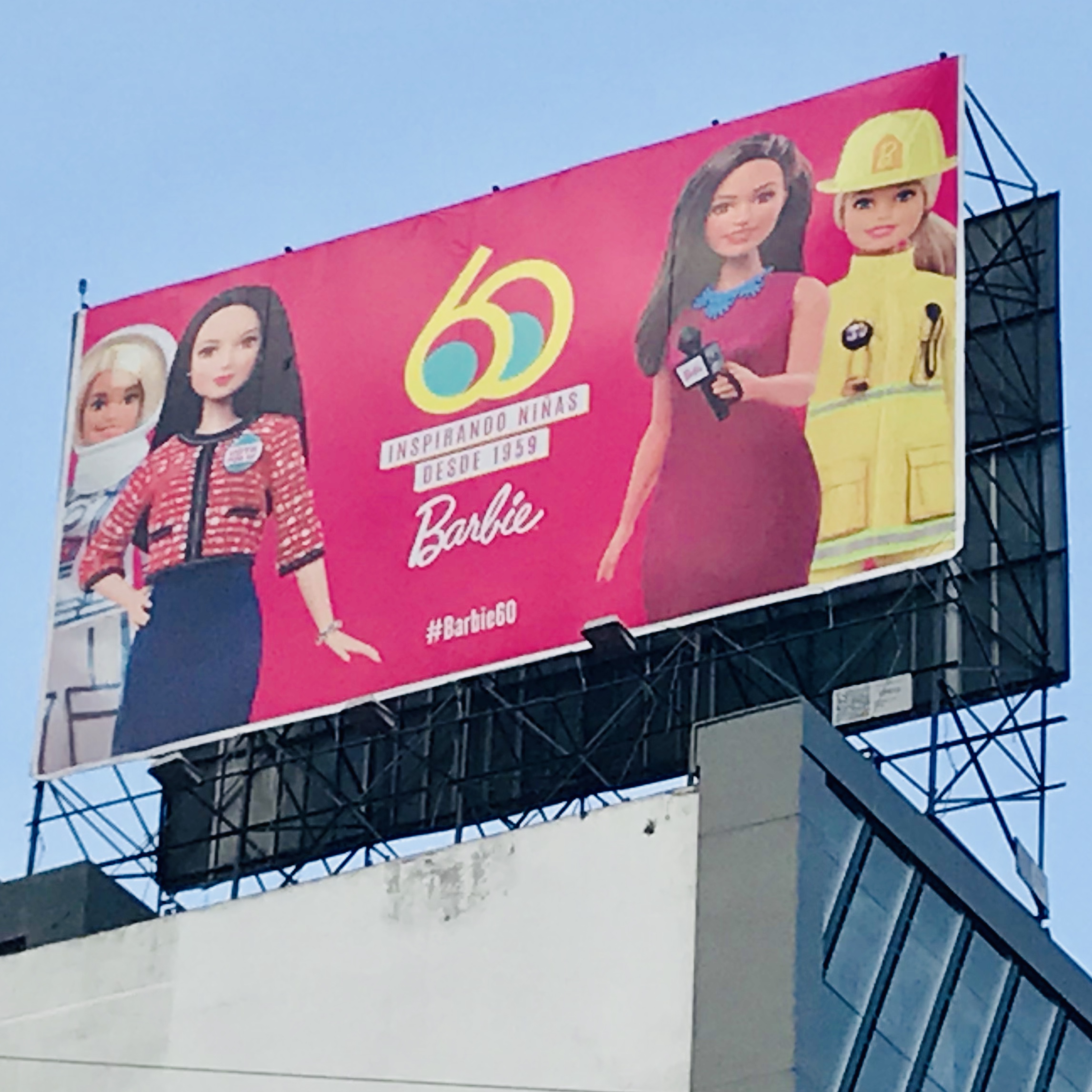 Researching while traveling in Mexico City in April 2019…Barbie seemed to be everywhere I looked!