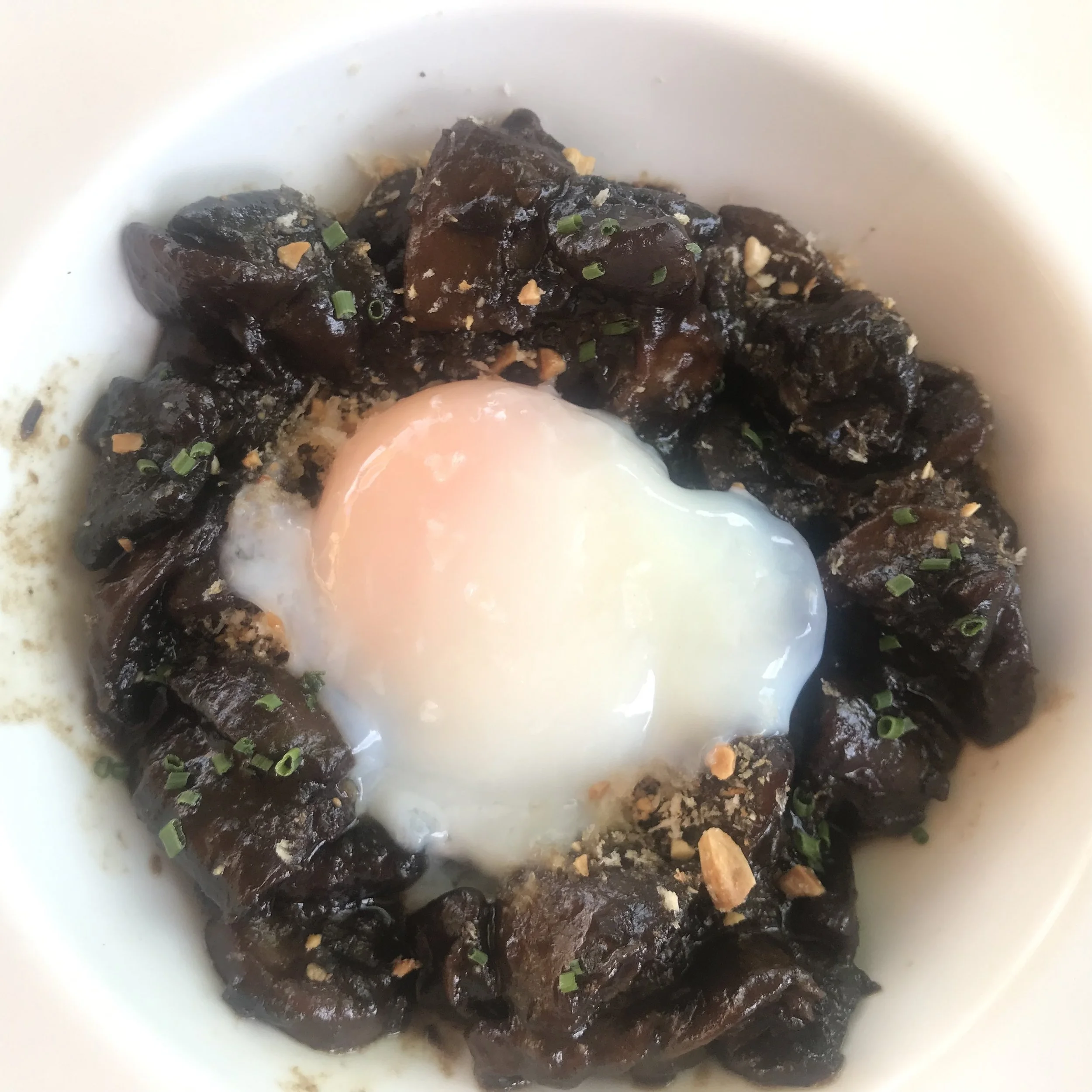 A rich mushroom stew served in Besalu. One of my favorite dishes so far.