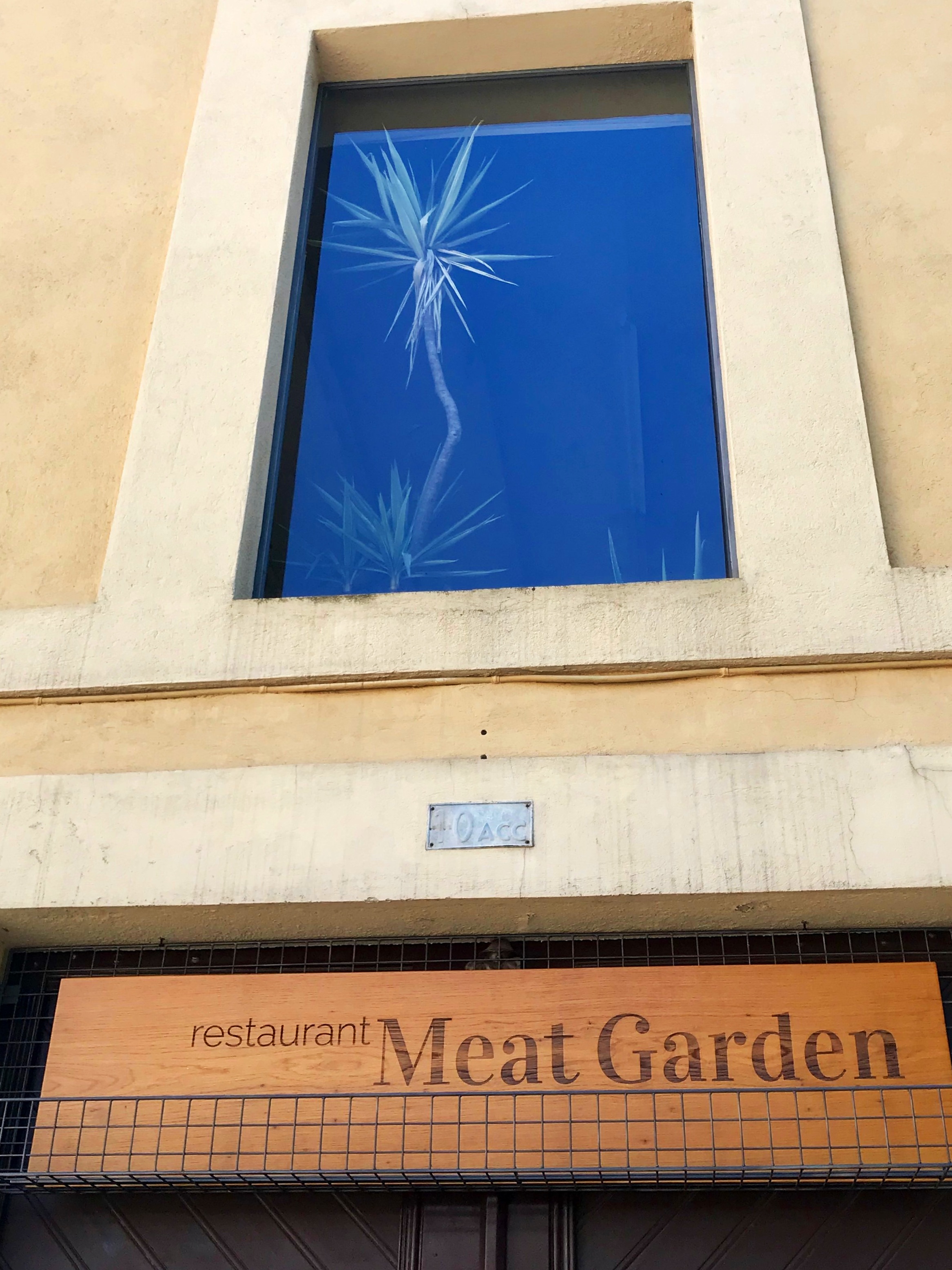 This restaurant has a wonderful garden setting just below La Merce. Why they named it “Meat Garden” is hard to imagine!