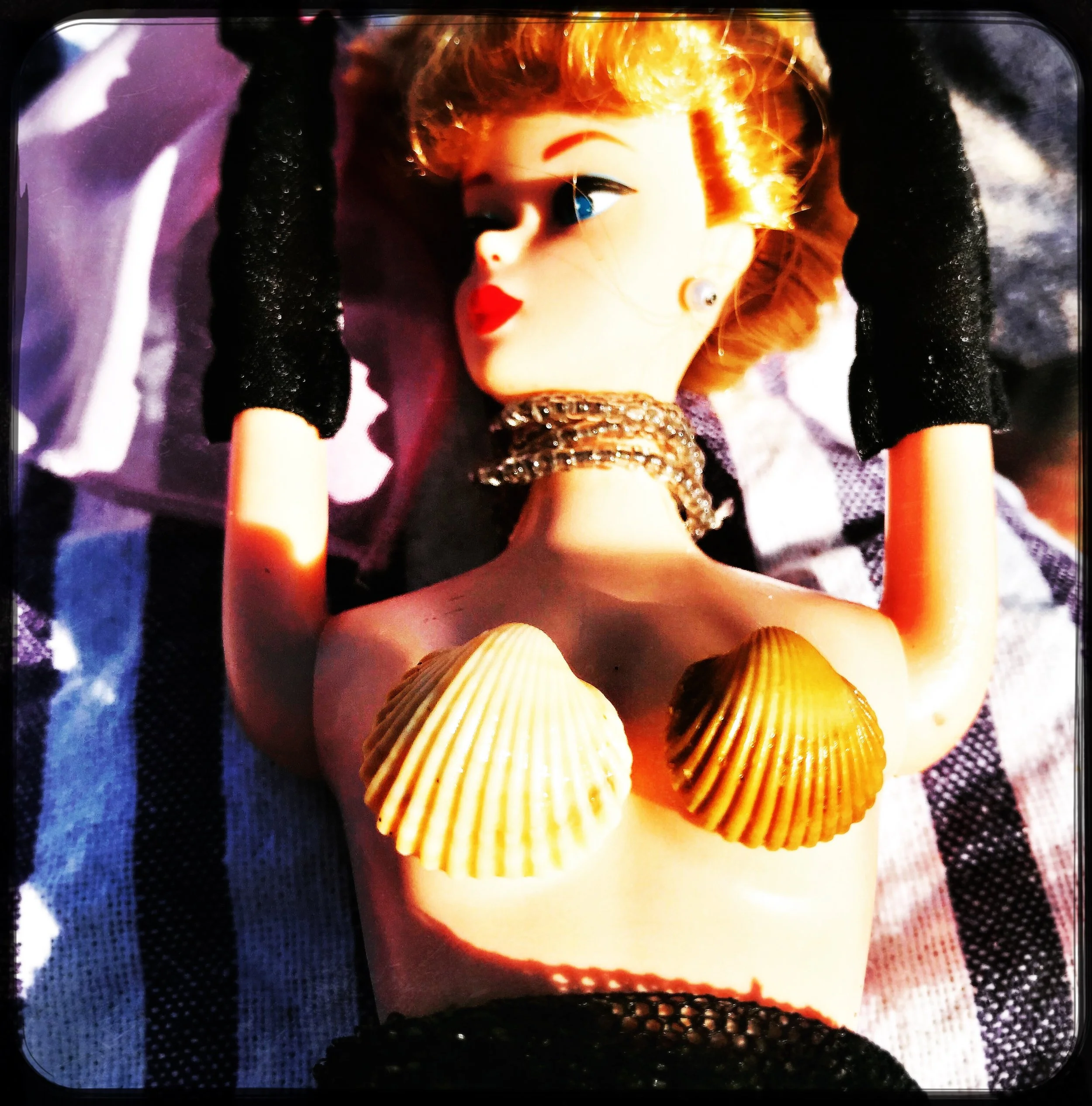Dressed for the French beach…