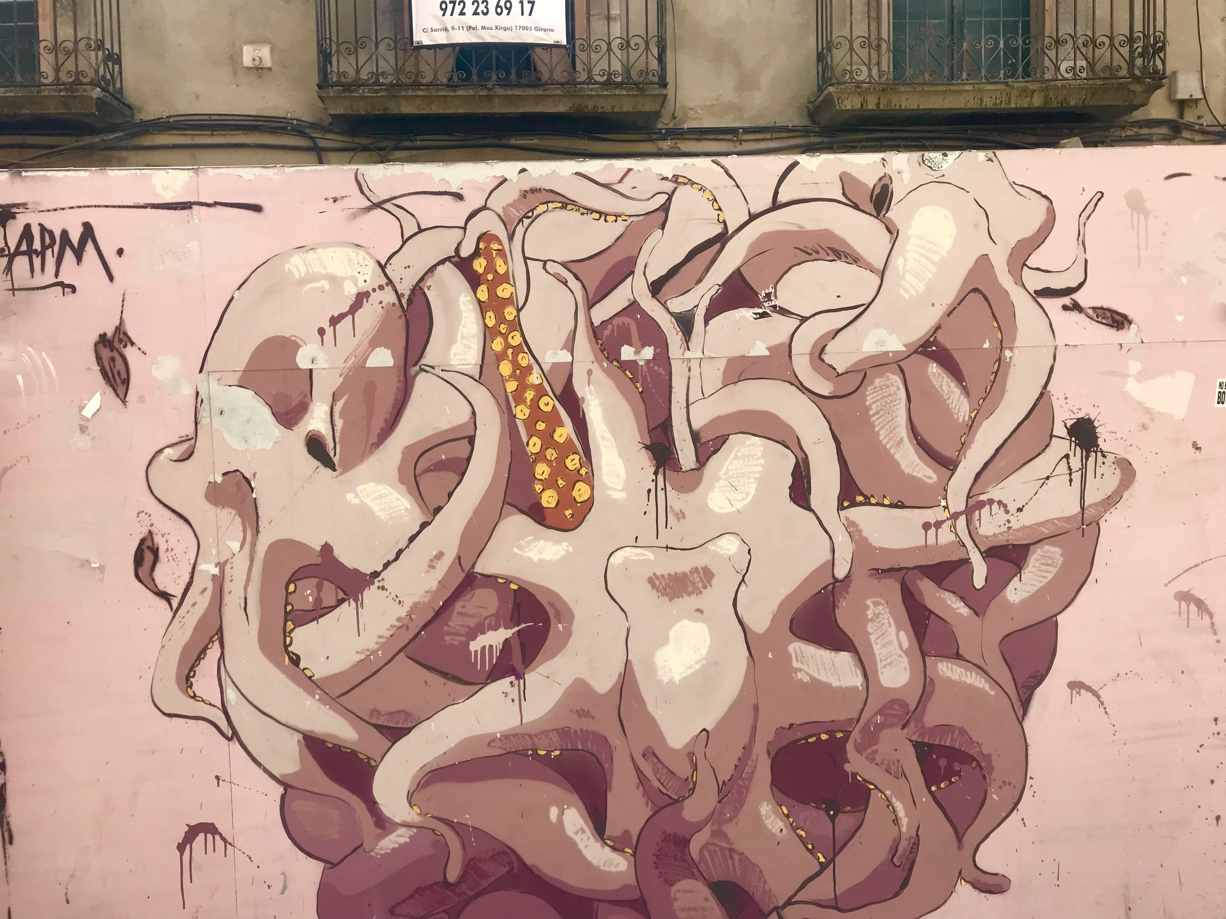 Octopus on a construction site