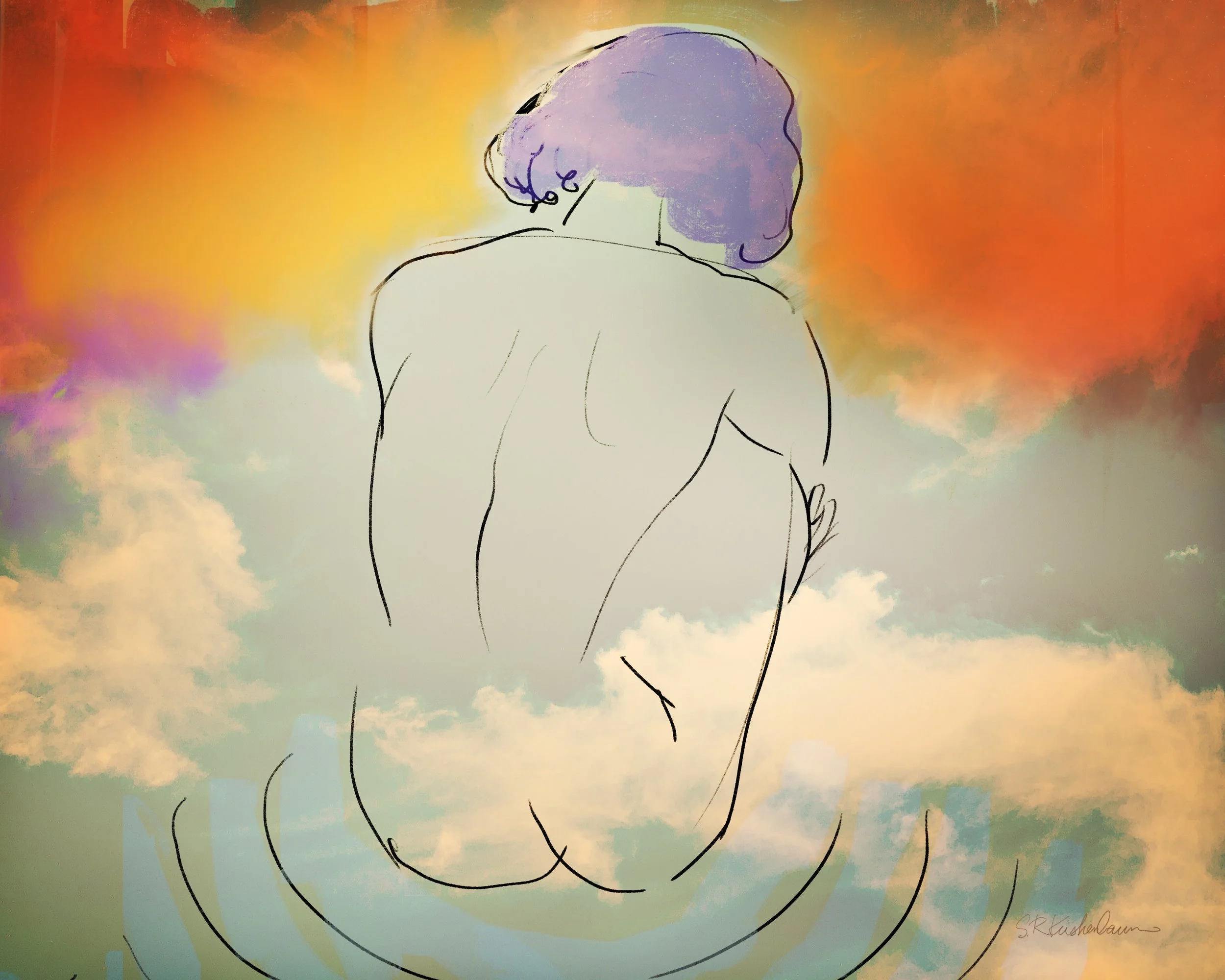 “Lucy in the Sky with Diamonds” was inspired by the dramatic summer skies here.