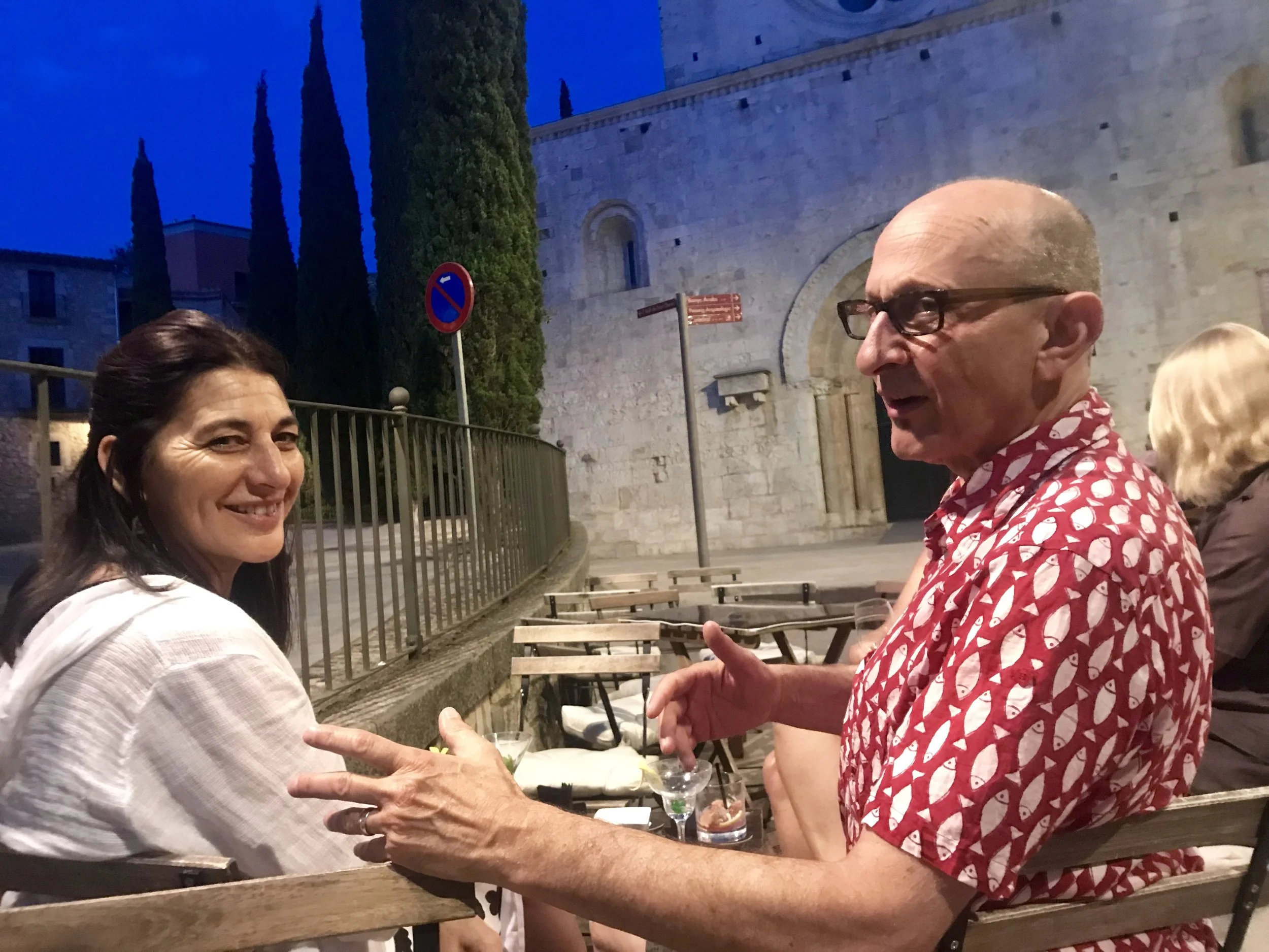 Kathy & Jack at Nykteris for excellent cocktails in the hood.