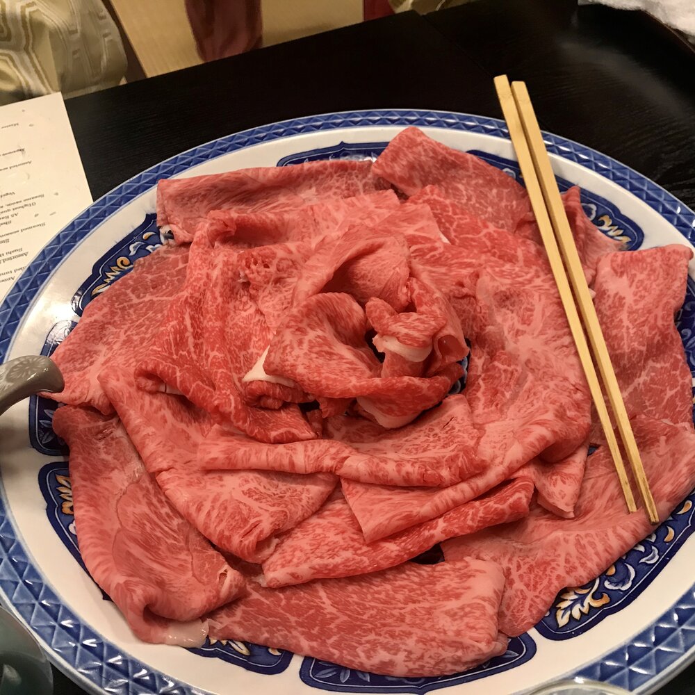 Kobe beef to cook ourselves