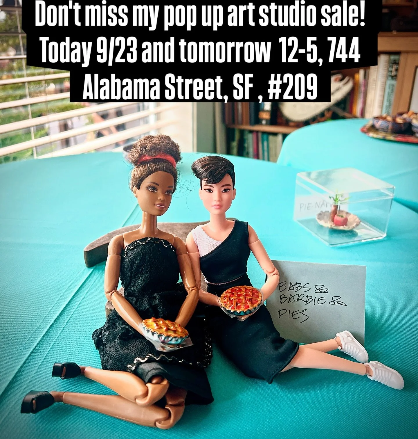 Join me for a 
private pop up sale today and tomorrow 9/23-24, 12-5, call when you arrive at art explosion 744 Alabama St btw 19-20th streets in SF
#artshow #artsale #artforsale #sfartscene #missionart #privatesale #popupartshow