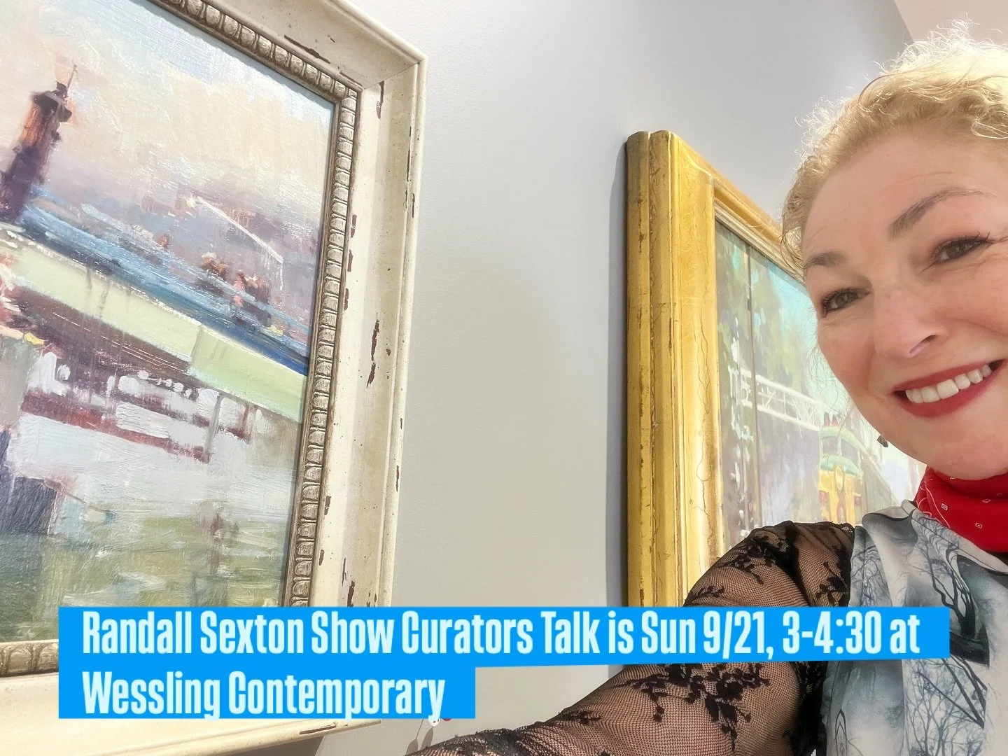 Don't miss the chance to see Randys solo retrospective show and hear all about it - this Sunday 9/21, from both curators- Tony Wessling and myself.
#curators #artshowsf #sfartgallery #arttalk #oilpainter