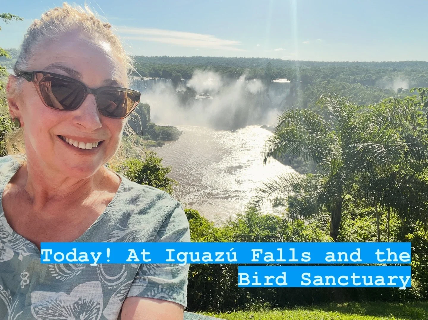 Another incredible day in Brazil at one of the worlds biggest water falls set in a forest-jungle. A vast bird - butterfly sanctuary topped off the helicopter ride. I'm awe struck. Now to star gazing in this wild place where you can just walk over a f
