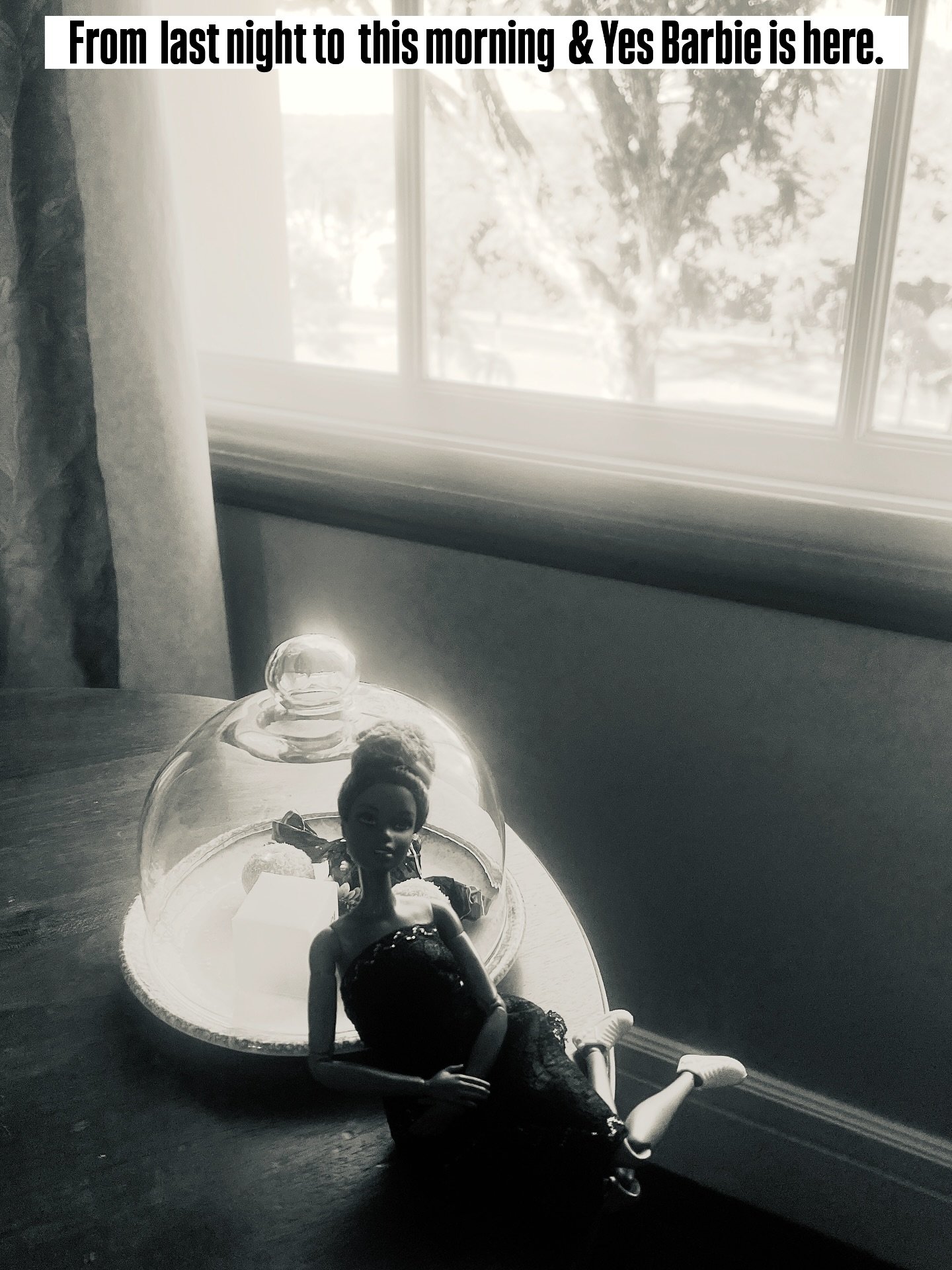 We can see the falls outside our window! That fruit is where cashews come from! 
#traveltobrazil #iguazufaĺls #barbietravels #iguazu #waterfalls #cashew #cashewfruit