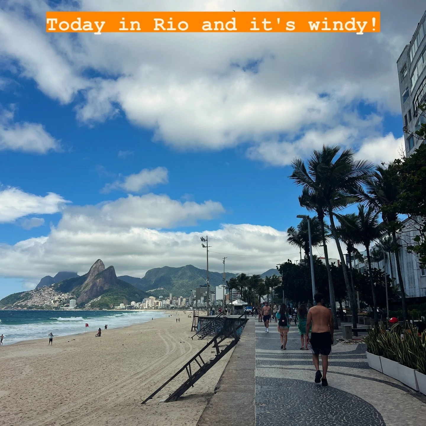 Arrived in Rio last night in the rain but the sun came out today and brought a strong wind along. Today we tour the city.
#rio #travelling #brazil #brasil #riodejaneiro