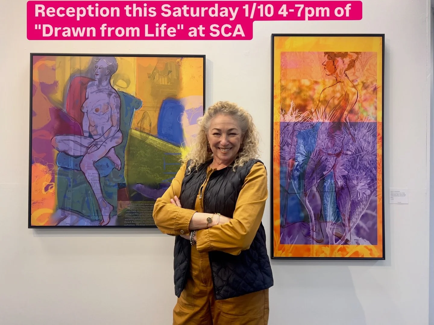 Jan 8-Feb 8 curated group show at Sausalito center for the arts!