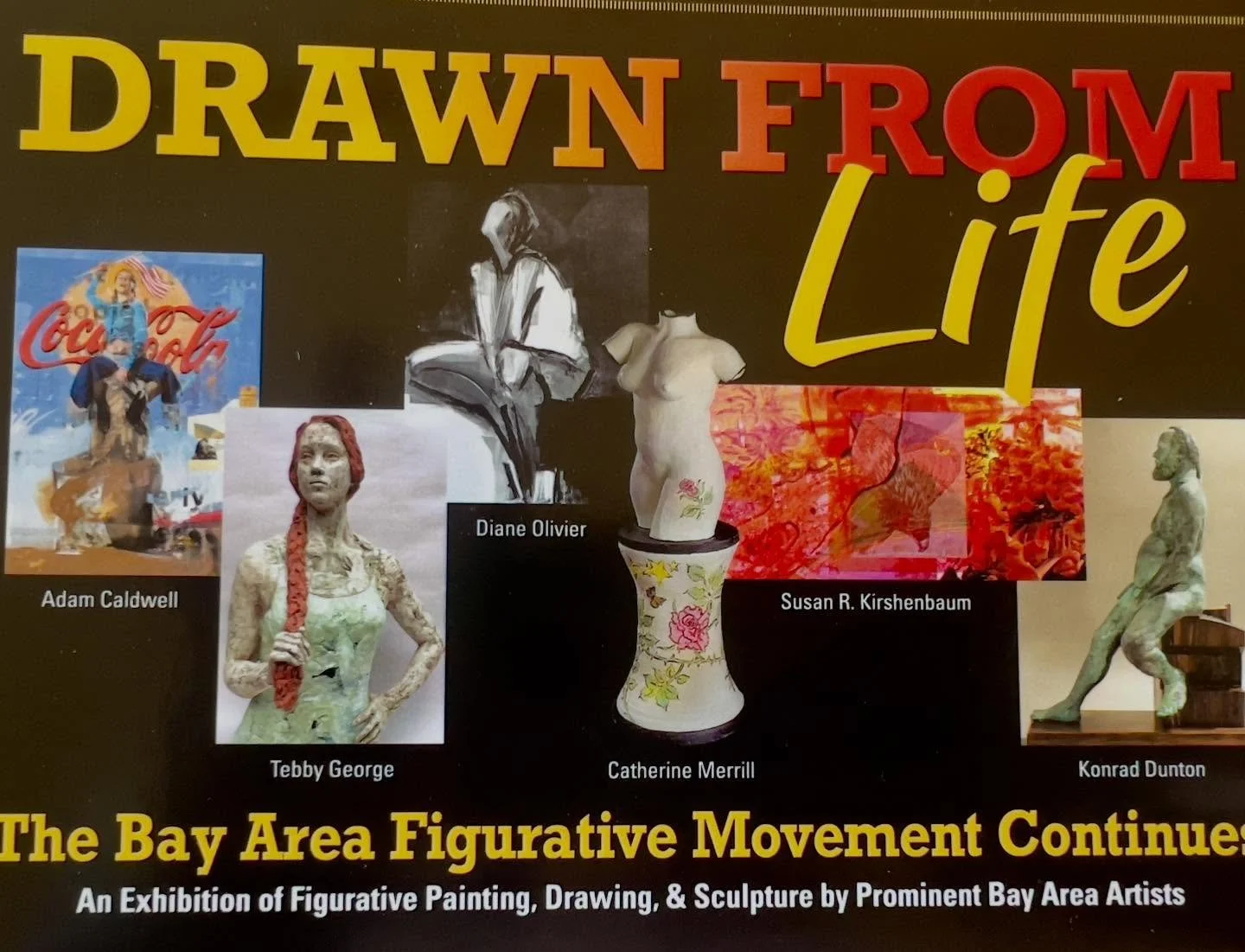 Don&rsquo;t miss our third annual curated group figurative show at Sausalito Center of the Arts which opens this Saturday, 1/10 from 4-7pm.
#figurativeartwork #lifedrawing #ceramicsculptures #bronzesculpture #figurepainting