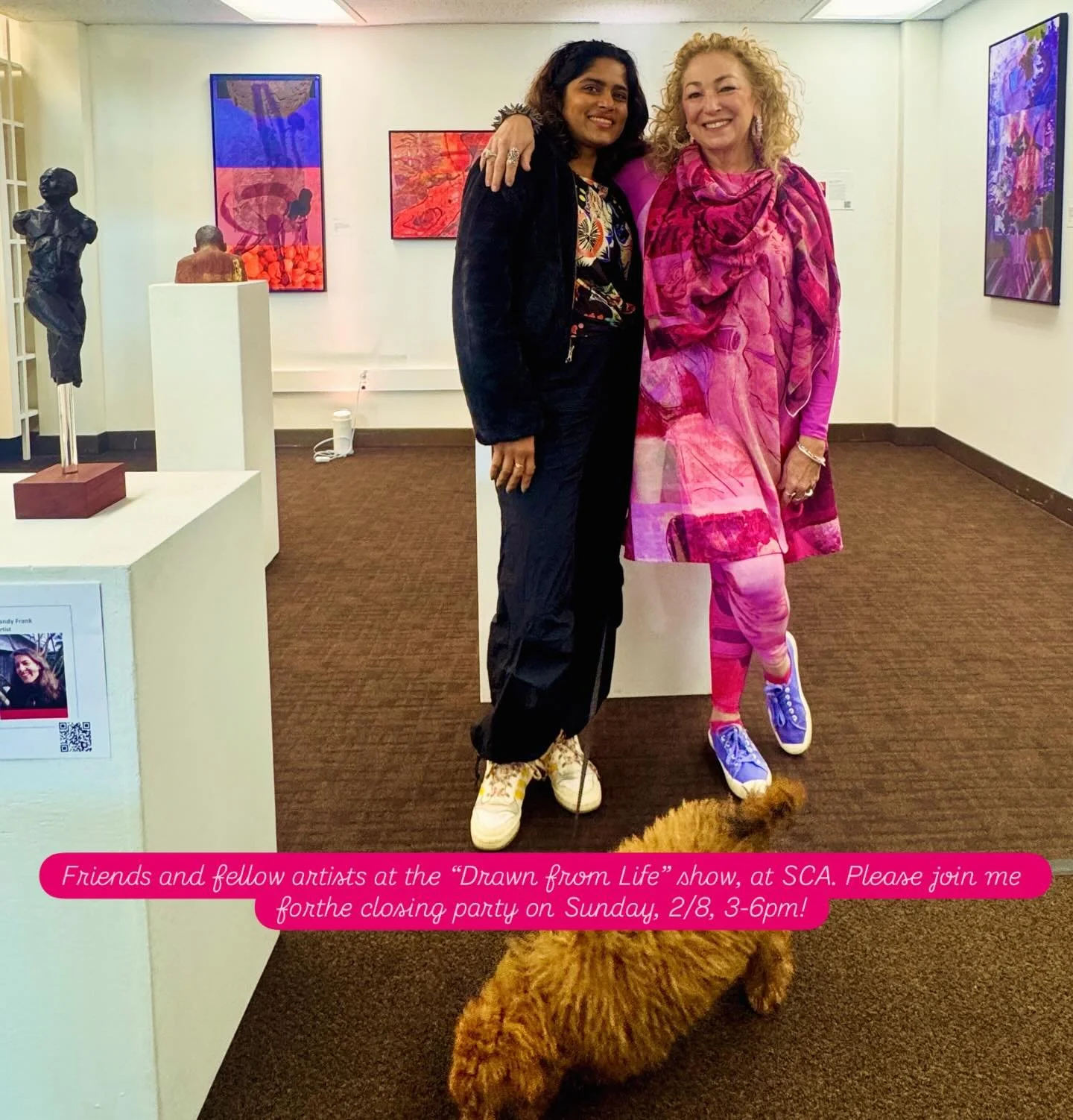 An assortment of shots from January but there&rsquo;s still one more big event Feb 8th, from 3-6, with a live model to draw, an artist talk by Stephen Namara an more&hellip;#sausalitocenterforthearts #figureshow #figuredrawing #figuresculpture #lifem