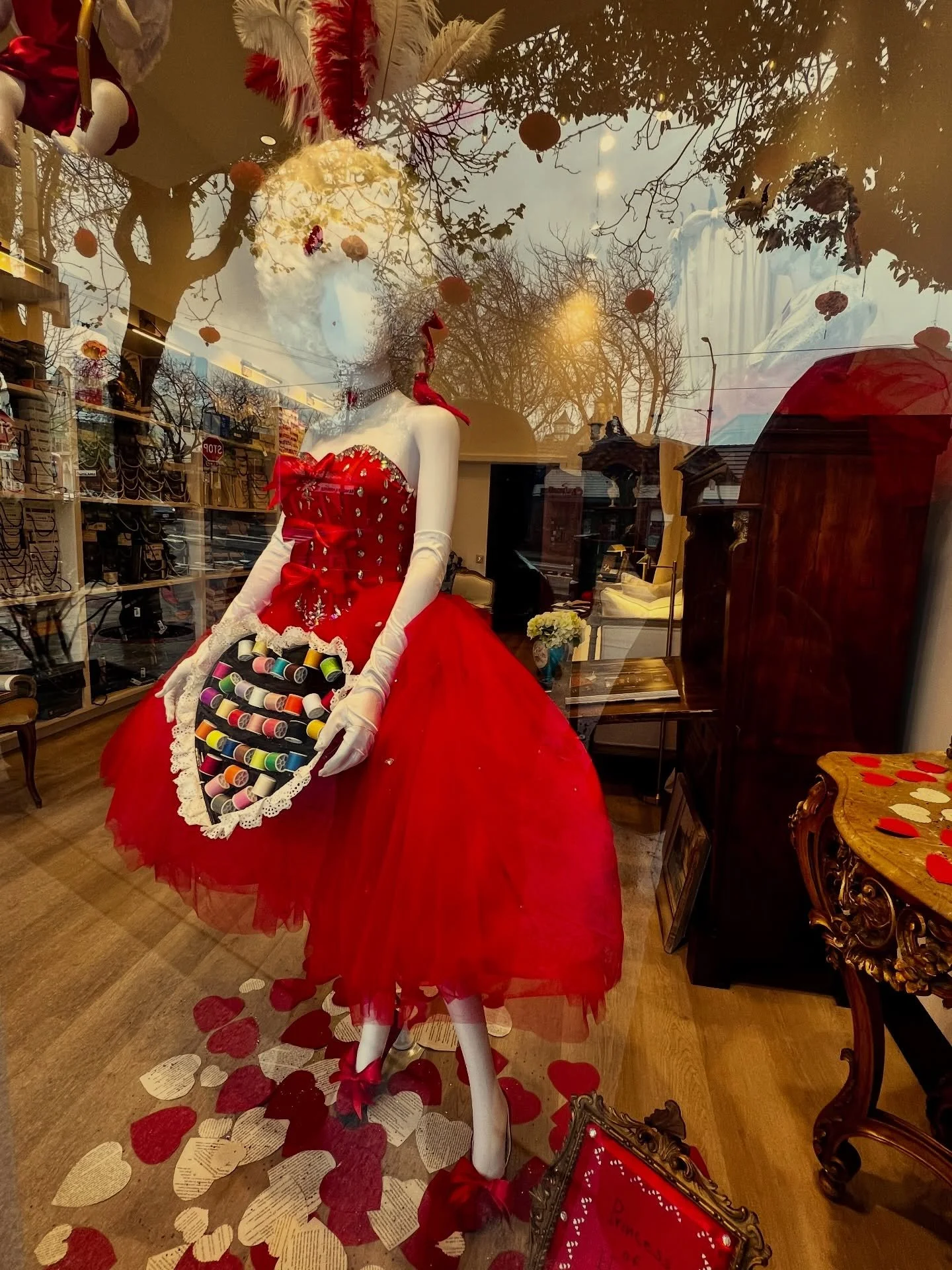 Holiday weekend window in west portal sf.
#valentinesday
