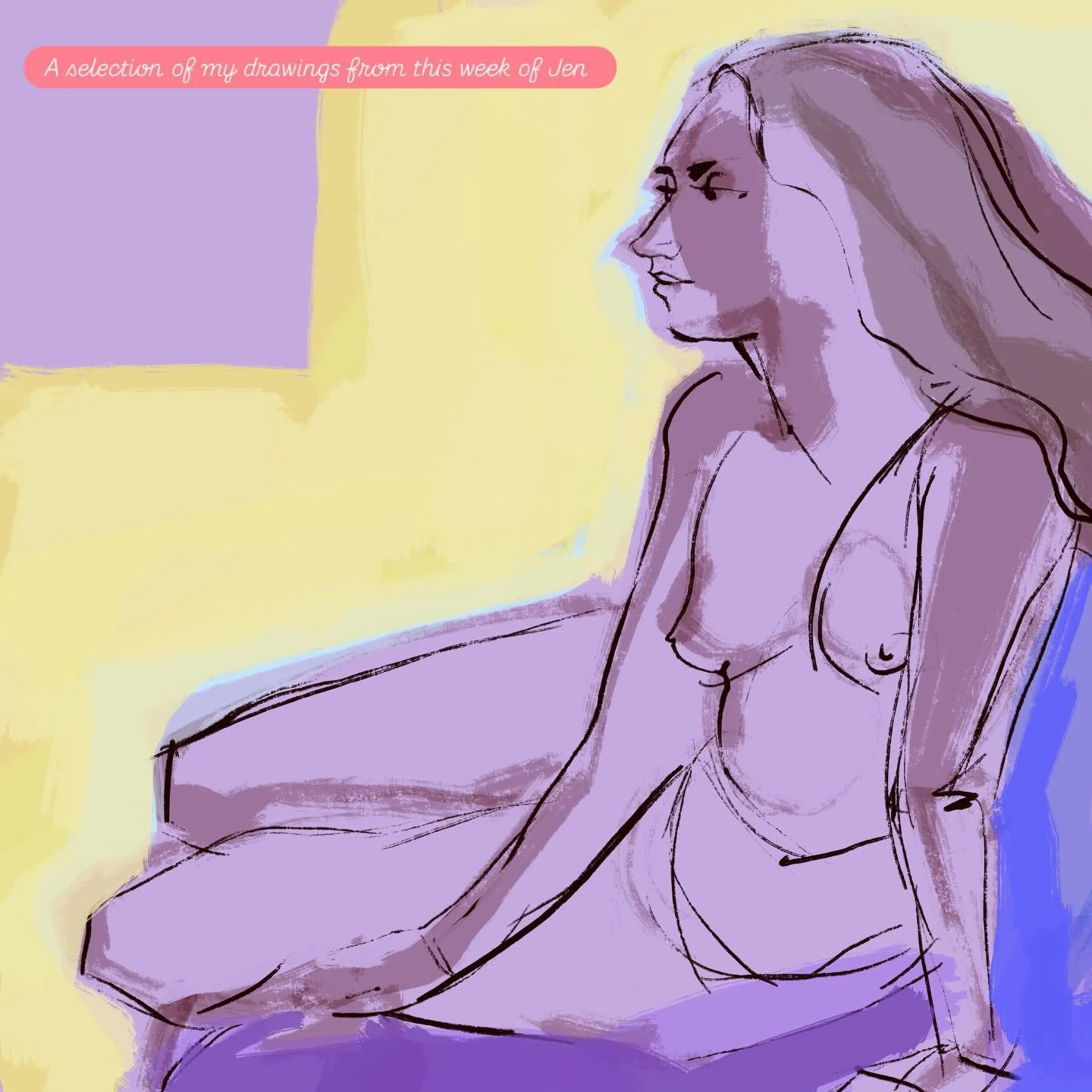 Every week I look forward to my drawing group of 30+ years together! 
#lifedrawings #figuredrawing #drawnfromlife #ipaddrawing #procreateartist