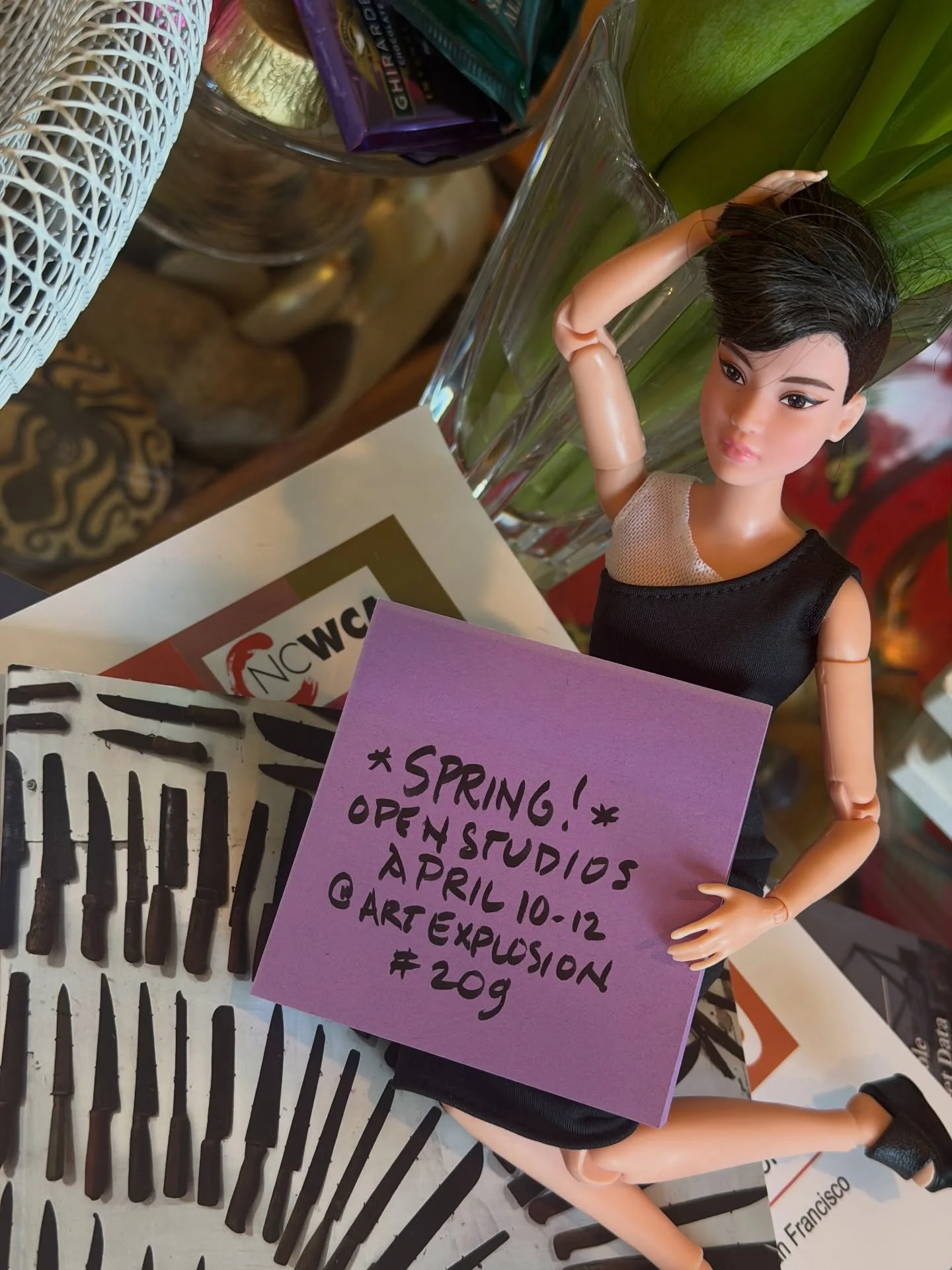 Open Studios is less than a week away!
Come to 744 Alabama Street in SF (btw 19-20th streets) for 3 floors of artist studios. Fri 7-10pm, Sat 12-5, and Sun 12-5. I'm in 209. Join me there next weekend!
#openstudios #springopenstudios #sfartists #visi