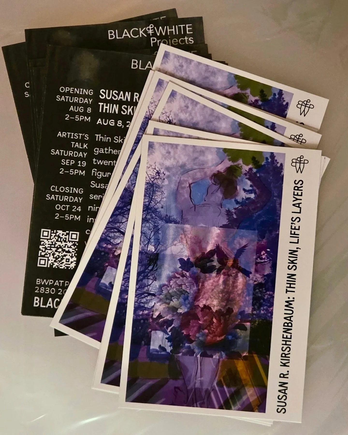 Postcards and stickers have arrived! 
Get yours! 
Show opening is Saturday, Aug 8 from 2-5pm. 
There will be surprises!