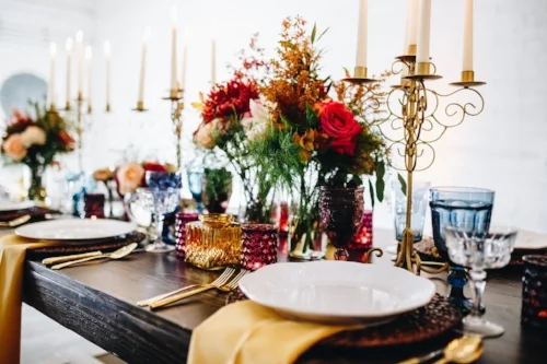 Deser boho wedding guest table at Tercero Weddings by Aldea in Glendale, Arizona