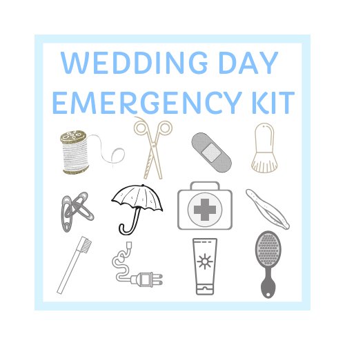 What Is In Our Wedding Day Emergency Kit — Sweet I Do's