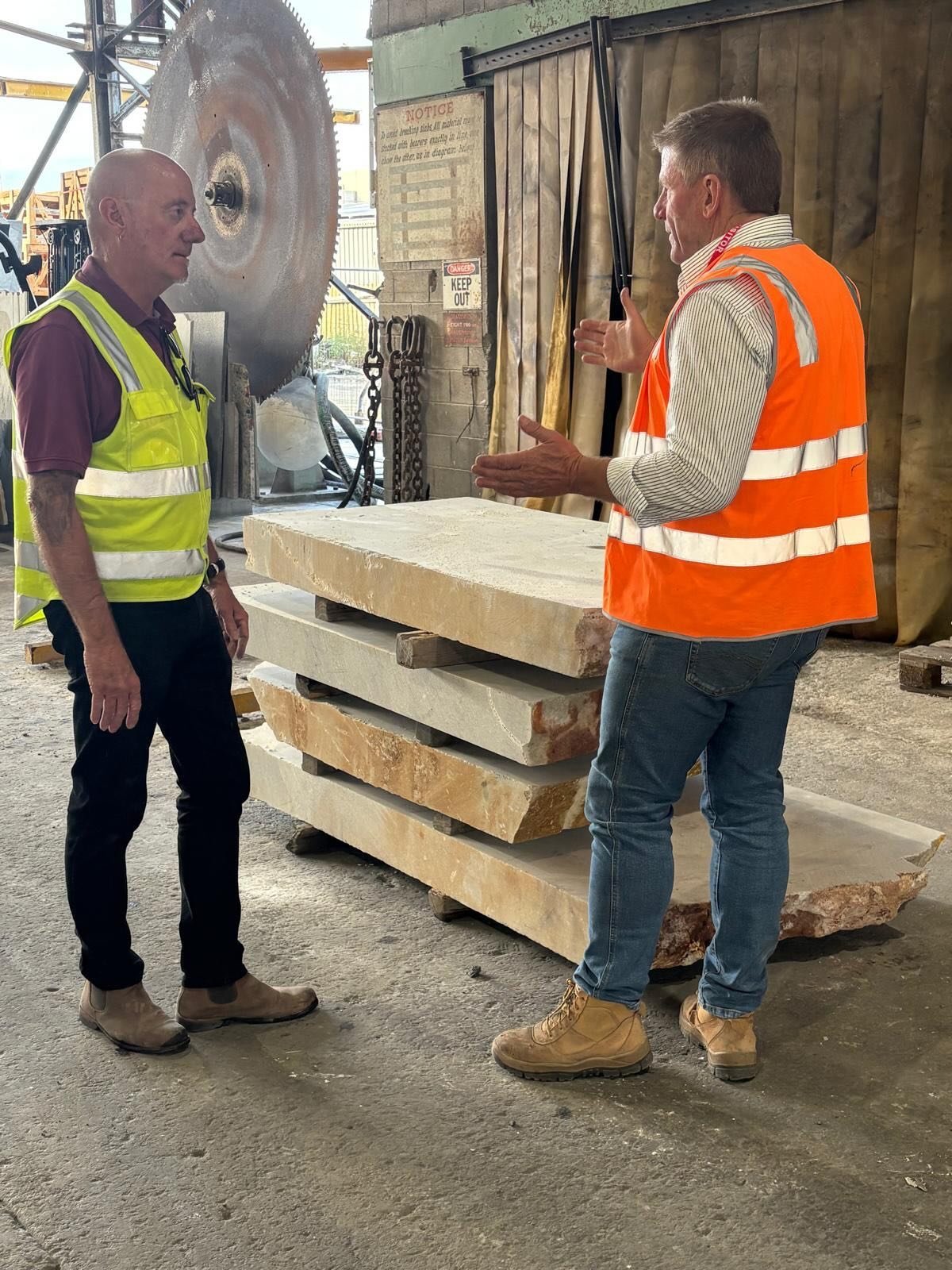 From marble boulders to custom block formats.
&nbsp;
Melocco was engaged by Barossa Quarries to cut marble boulders into slabs, then into the various block sizes required for a private heritage project in South Australia.
&nbsp;
Working closely with 
