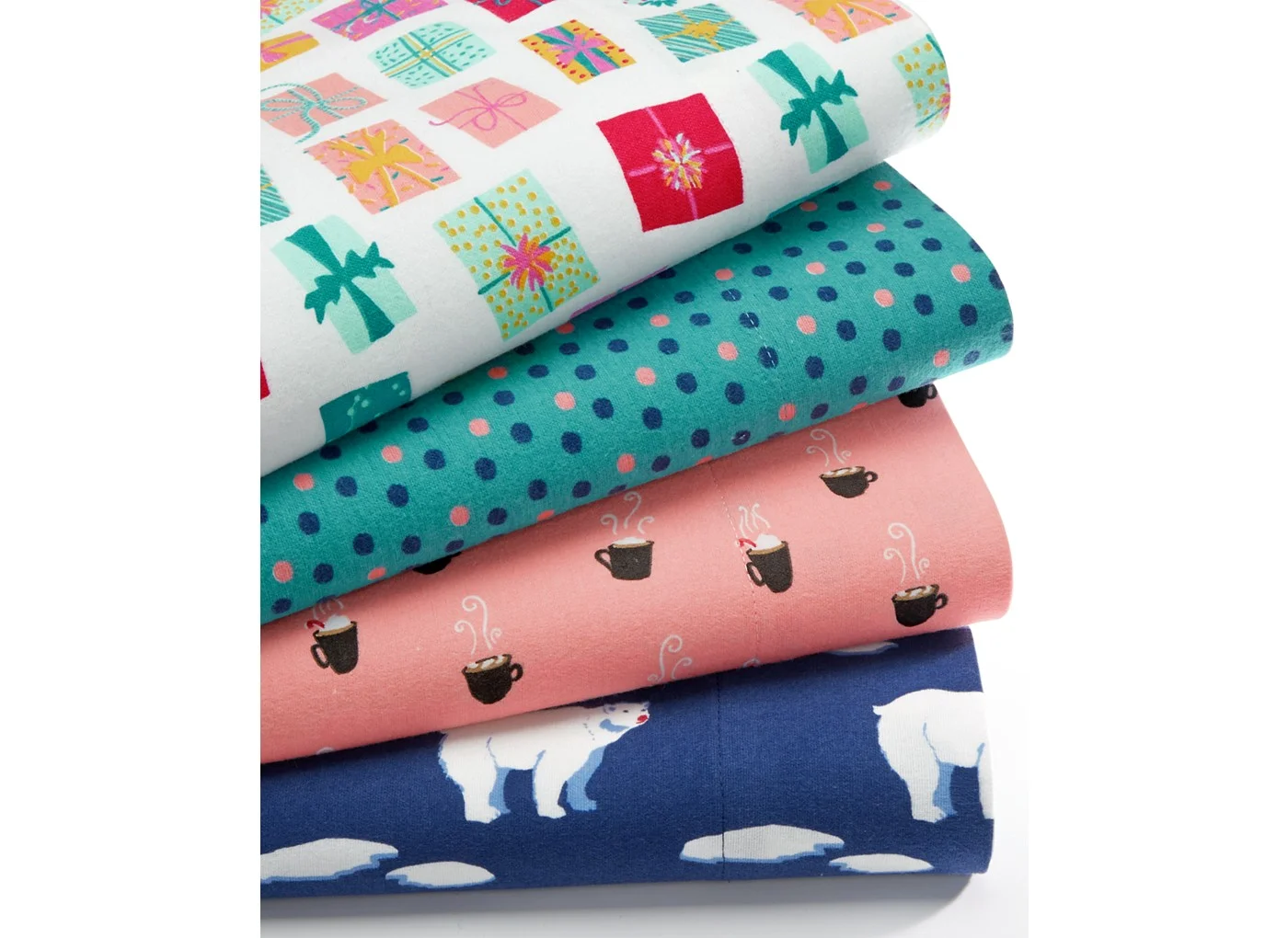 Printed Flannel Sheets (for Martha Stewart: Whim collection)