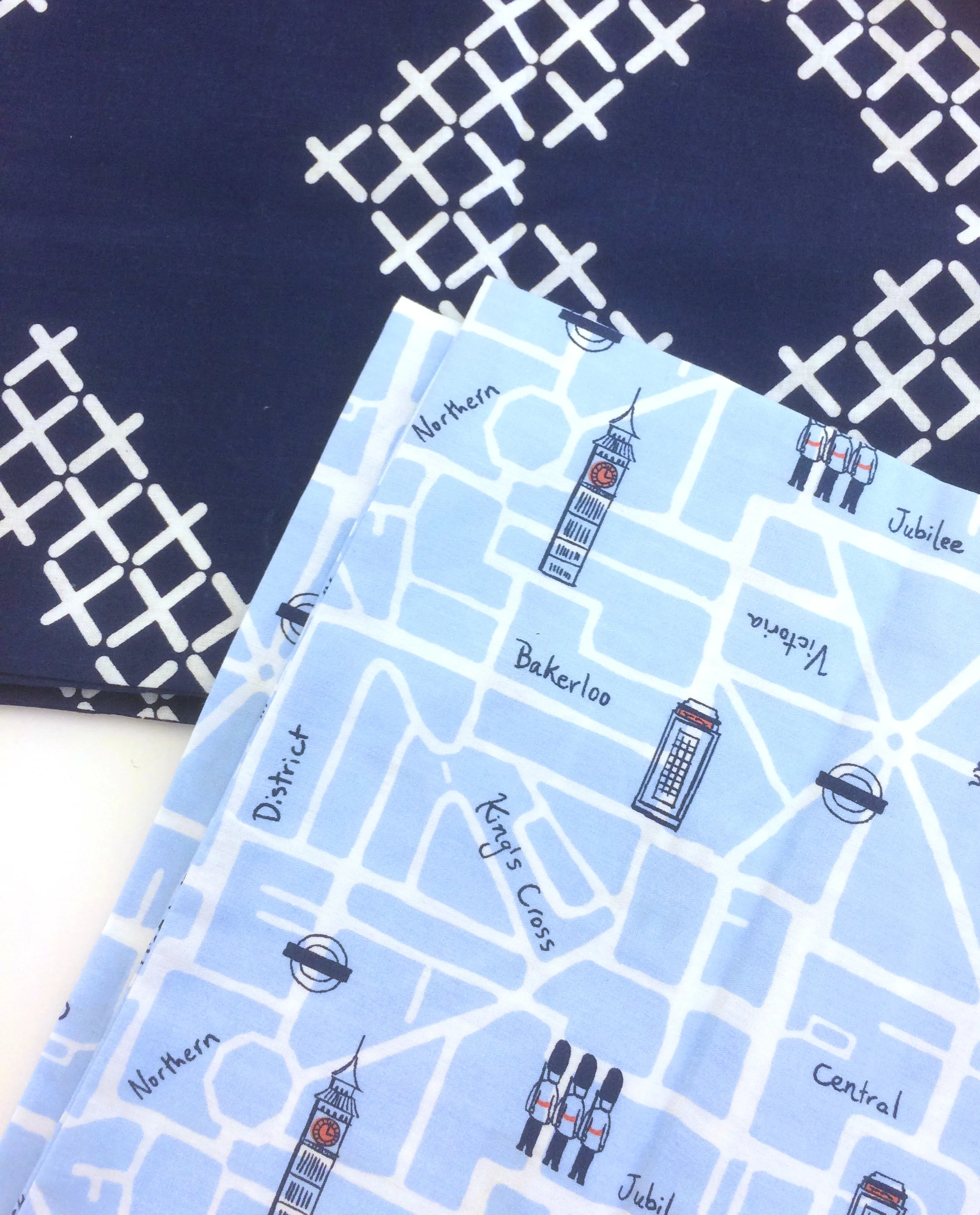 Comforter and Novelty Sheet Set (for Martha Stewart: Whim collection)