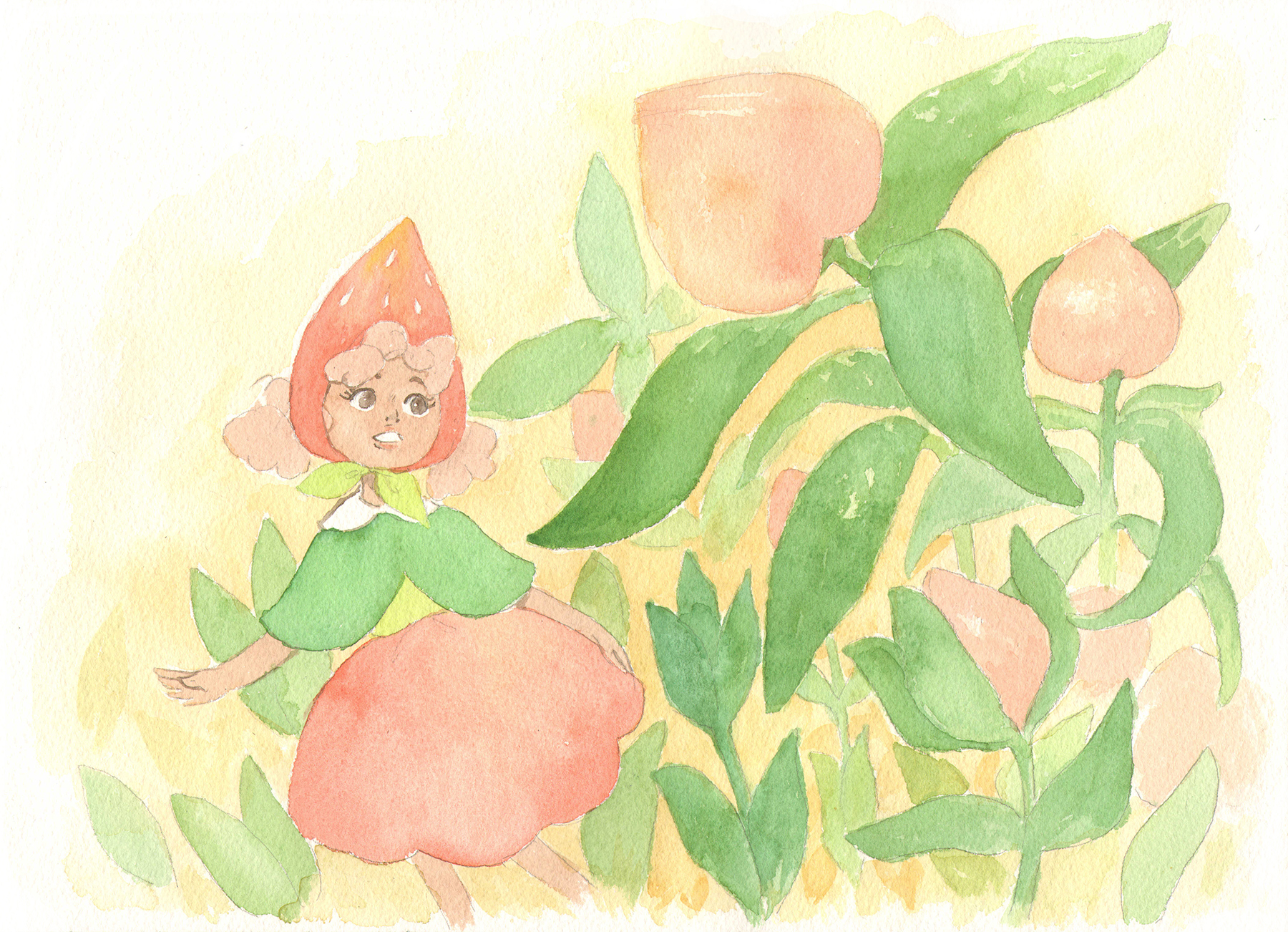 Peach Grove by Lucy Kagan