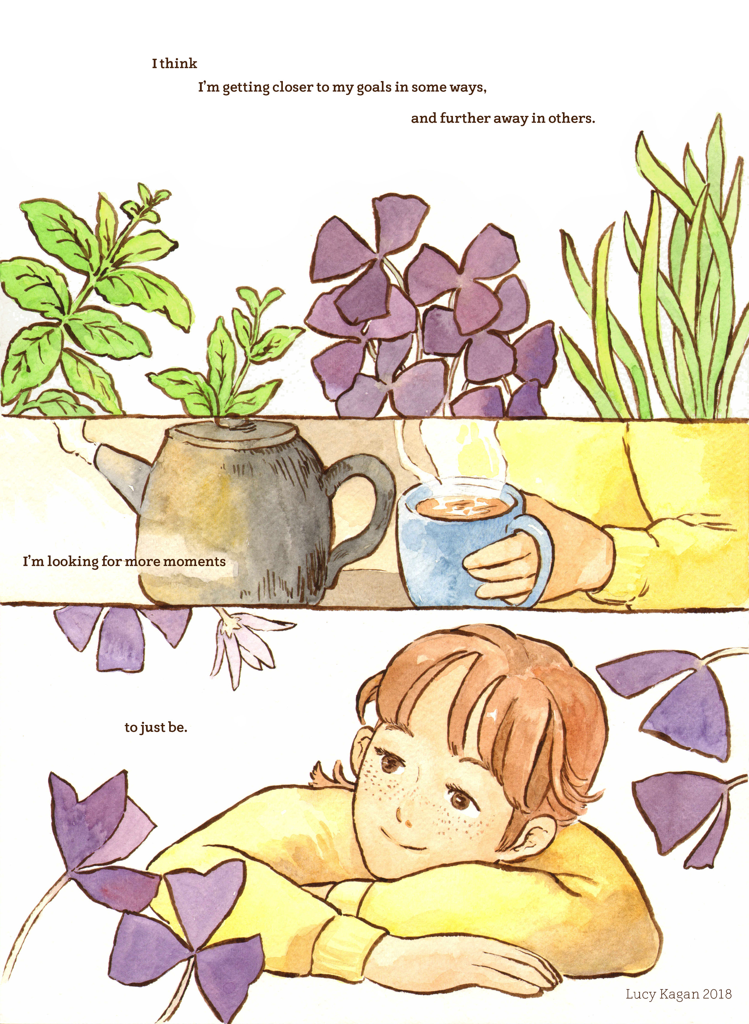 Short Comic for Women's Anthology Dirty Diamonds: Being