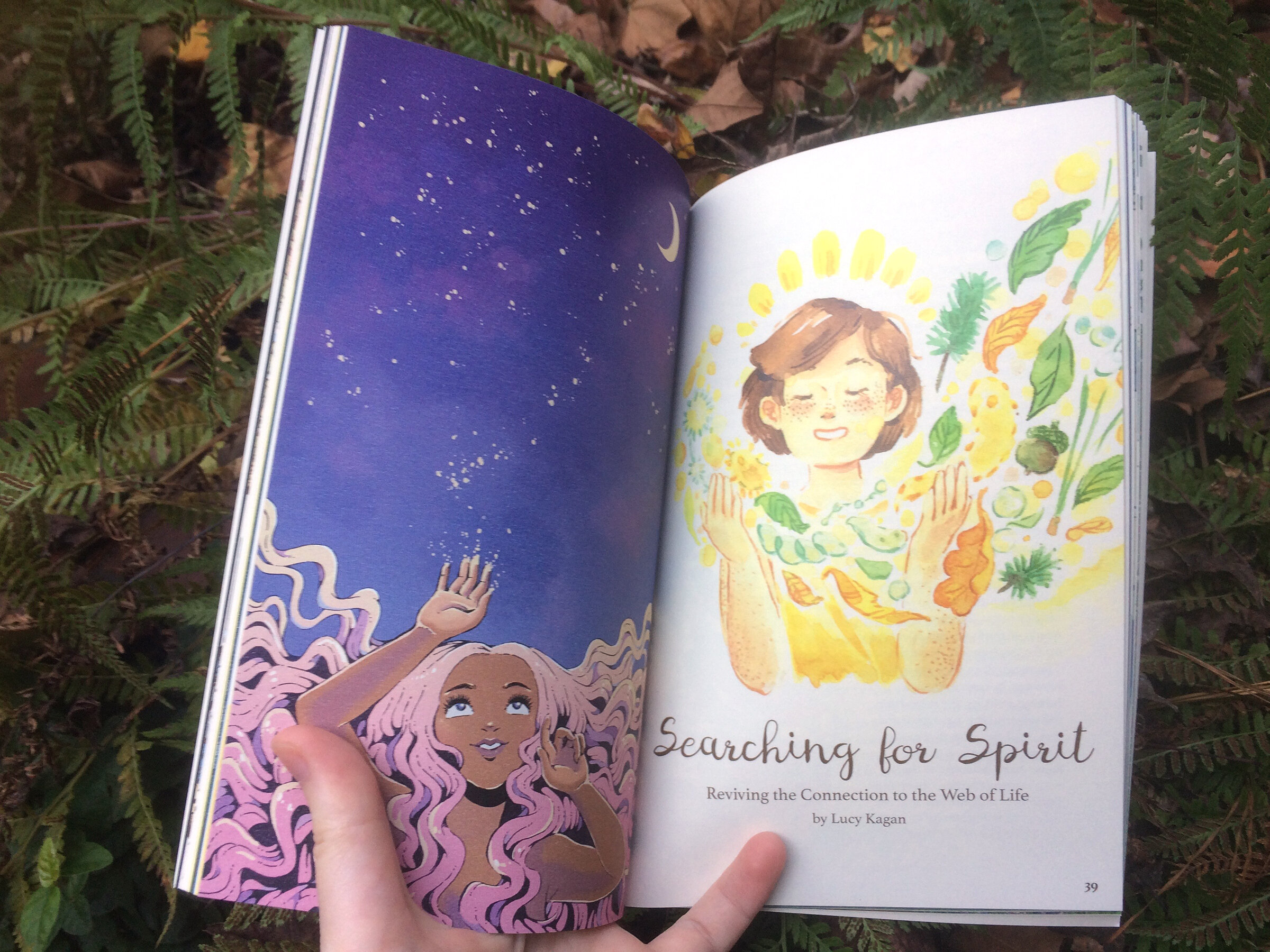 Searching for Spirit Article Cover Illustration