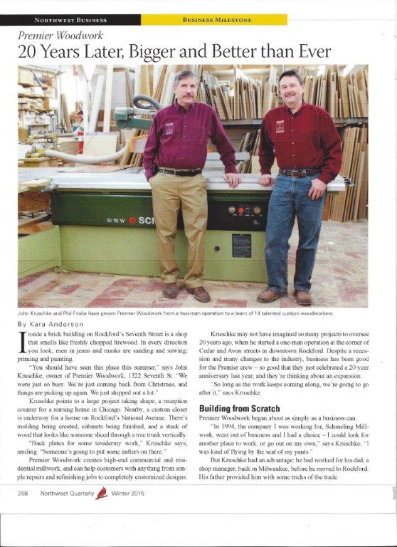 About us — Premier Woodwork Inc.