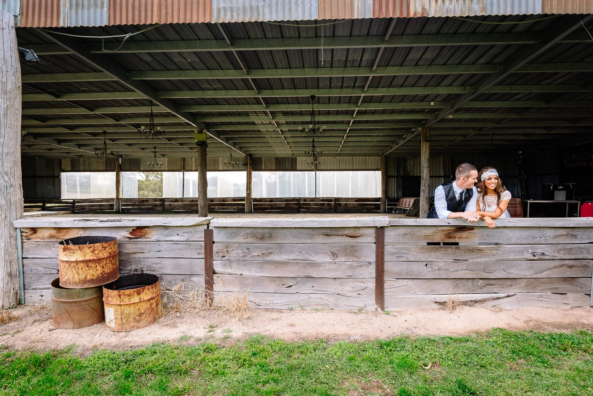 Photographing Monique and Dougs wedding at Big Hill Vineyard, Bendigo