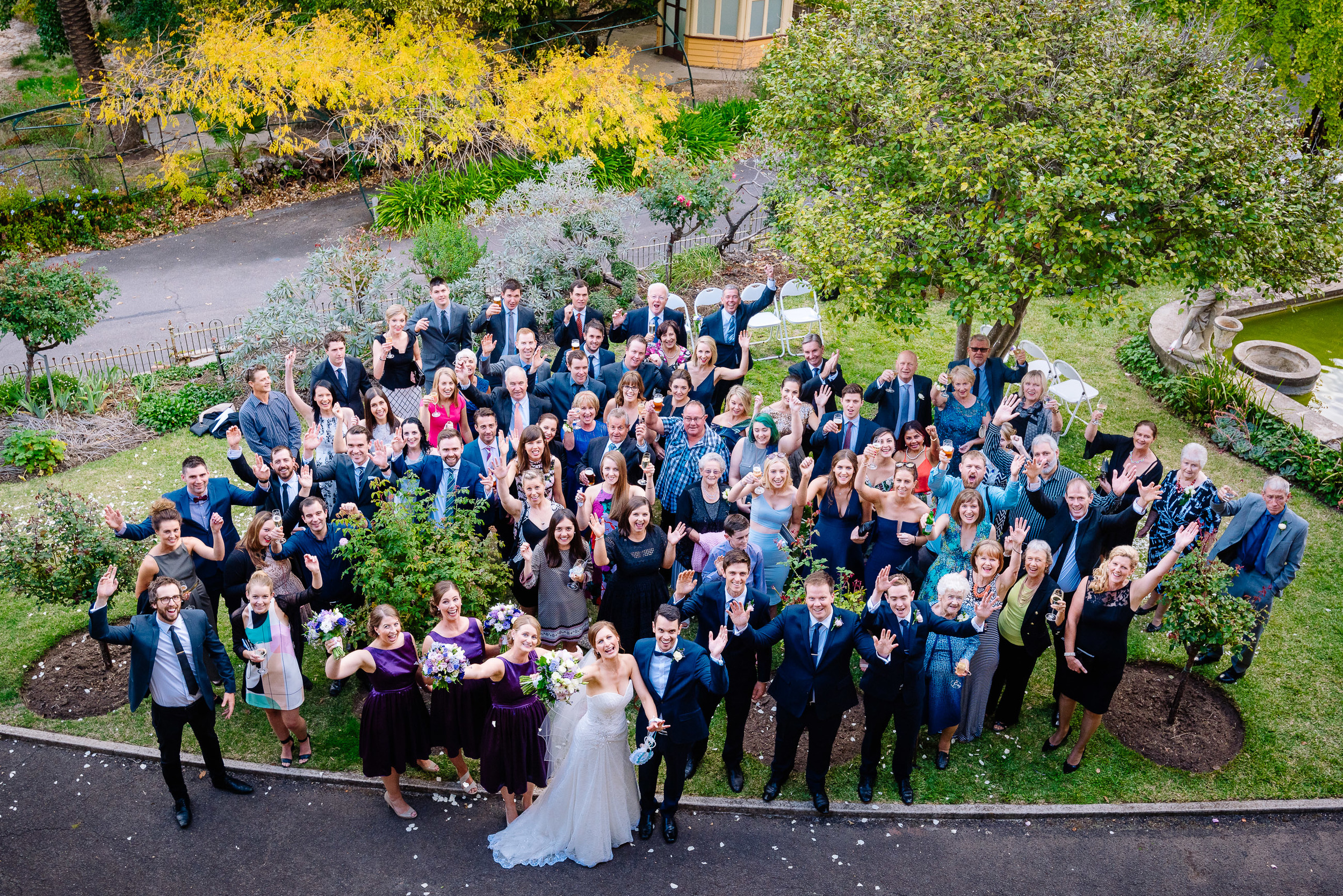 Fortuna Villa Group Wedding Photo